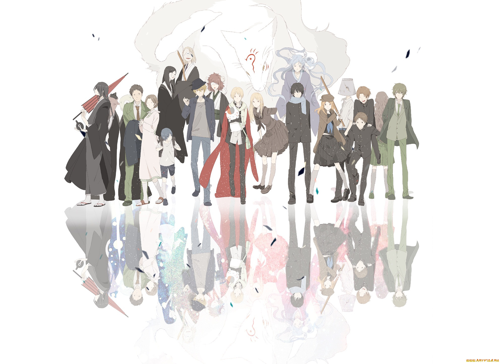 аниме, natsume, yuujinchou, нацуме, тетрадь, дружбы