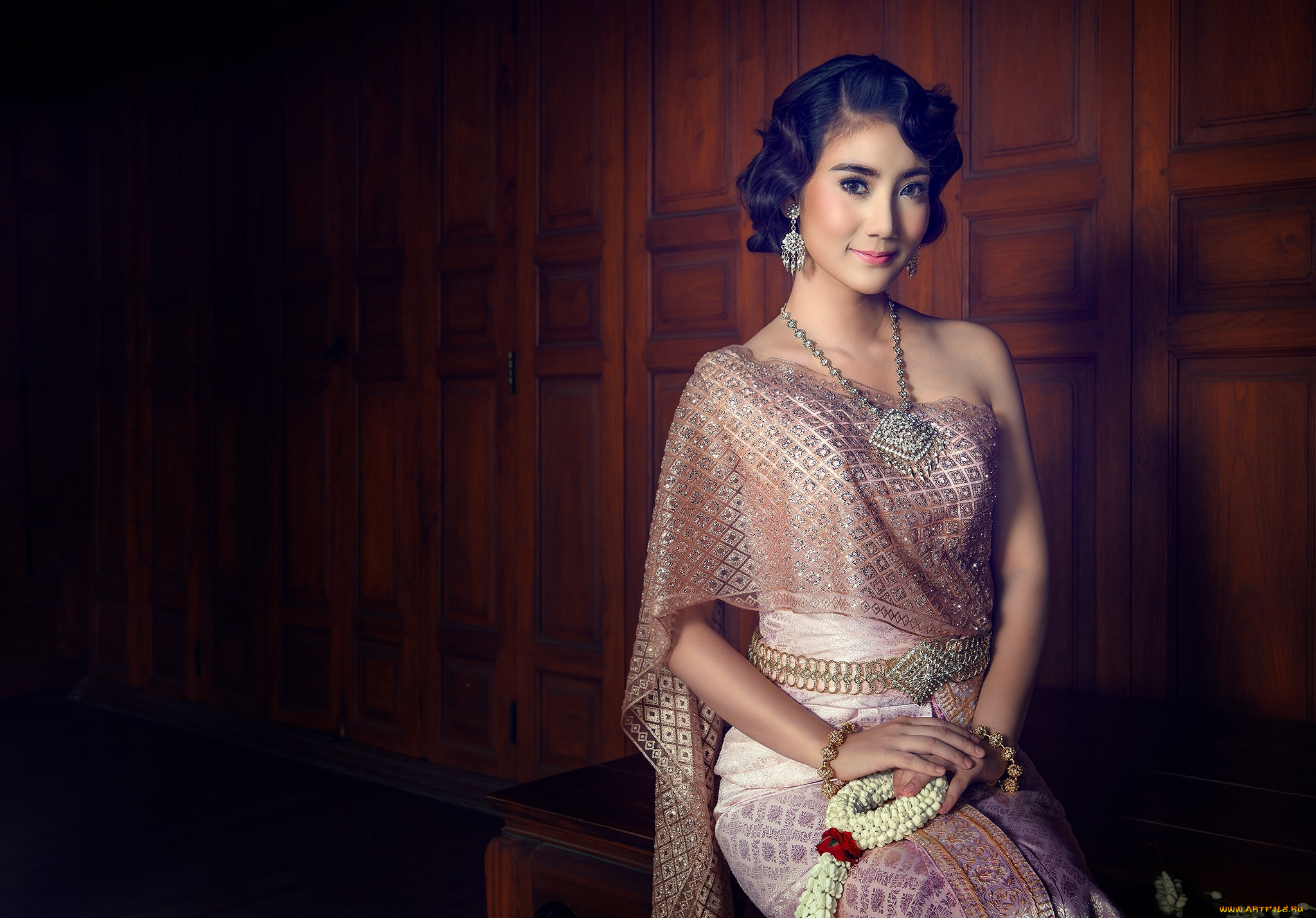 девушки, -unsort, , азиатки, стиль, азиатка, платье, прическа