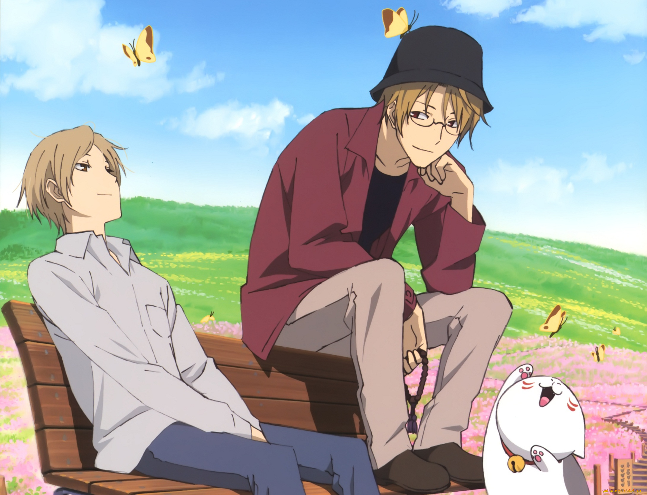 аниме, natsume, yuujinchou, нацуме, тетрадь, дружбы