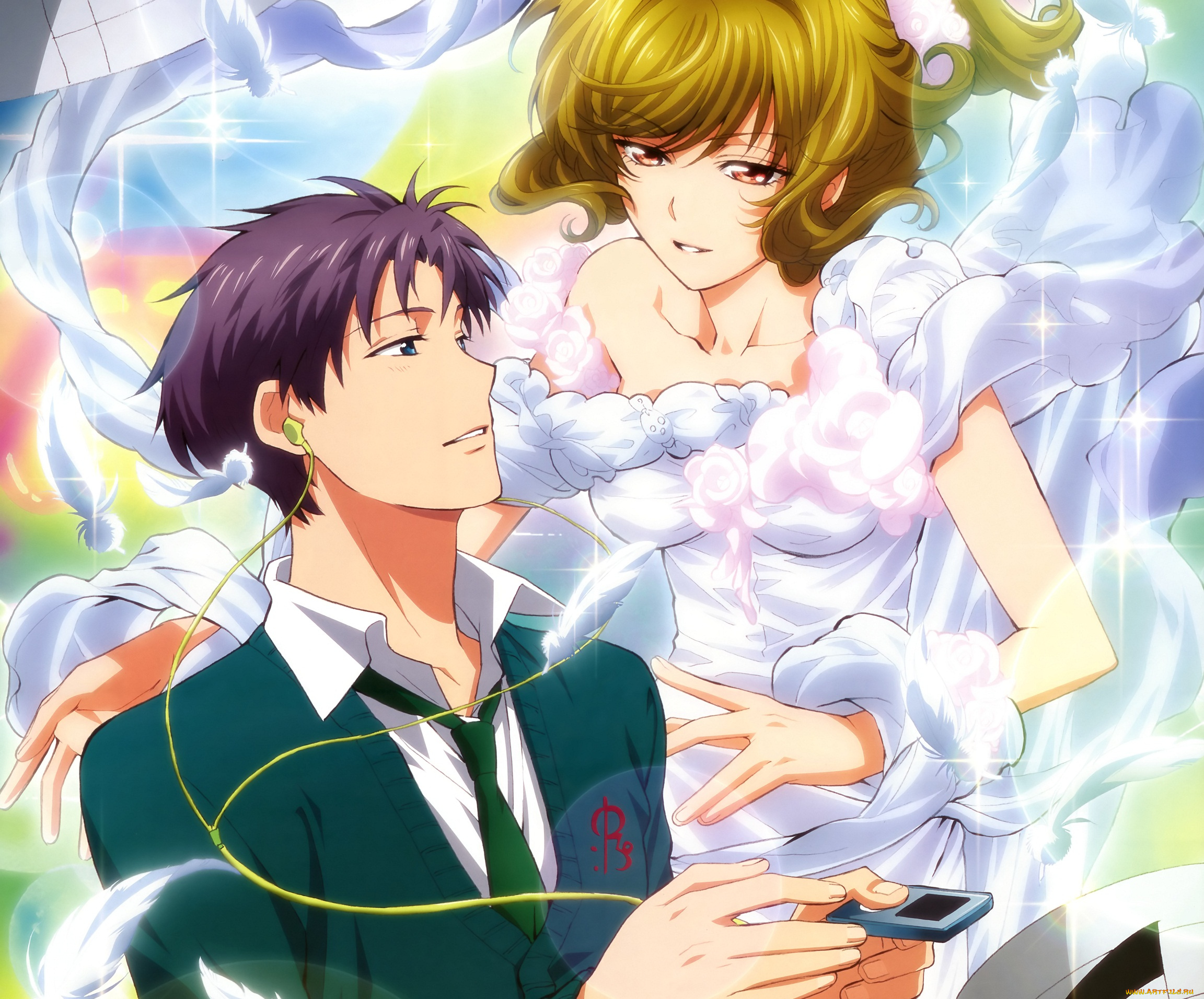 аниме, gekkan, shoujo, nozaki-kun, нозаки, девушка, парень