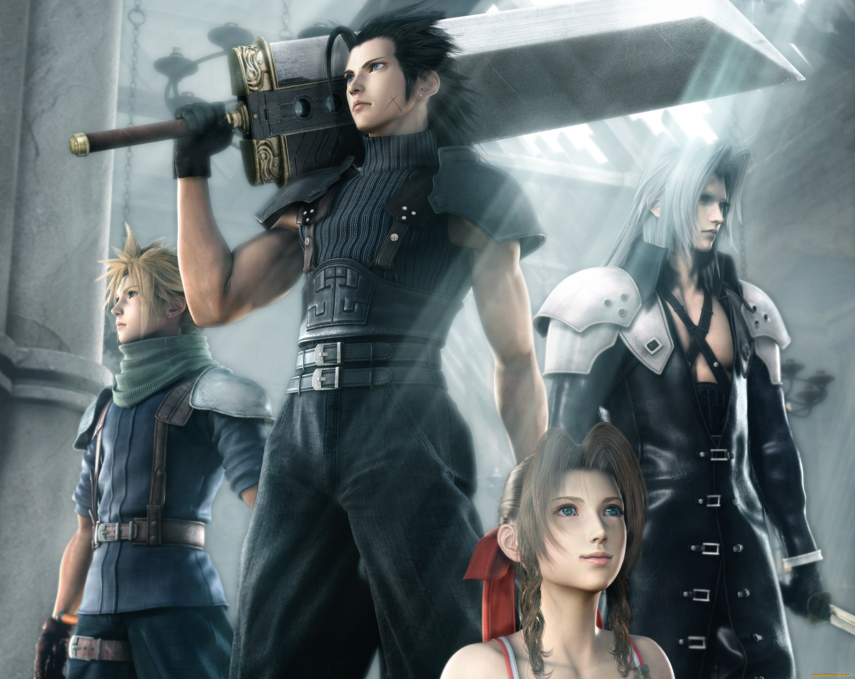 видео, игры, final, fantasy, xiii, меч, парни, персонажи, девушка