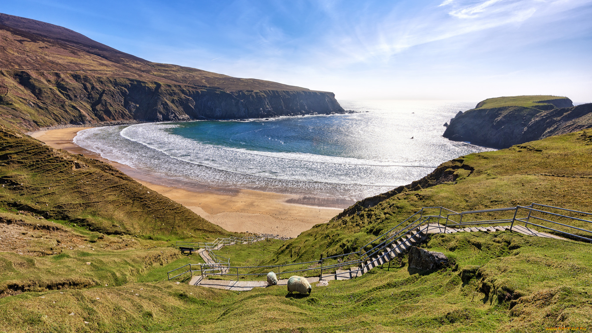 природа, побережье, берег, море