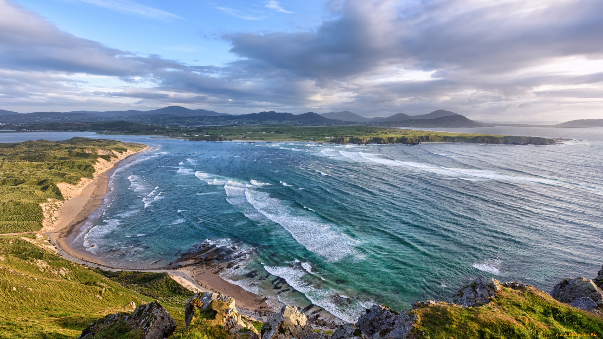 природа, побережье, берег, море