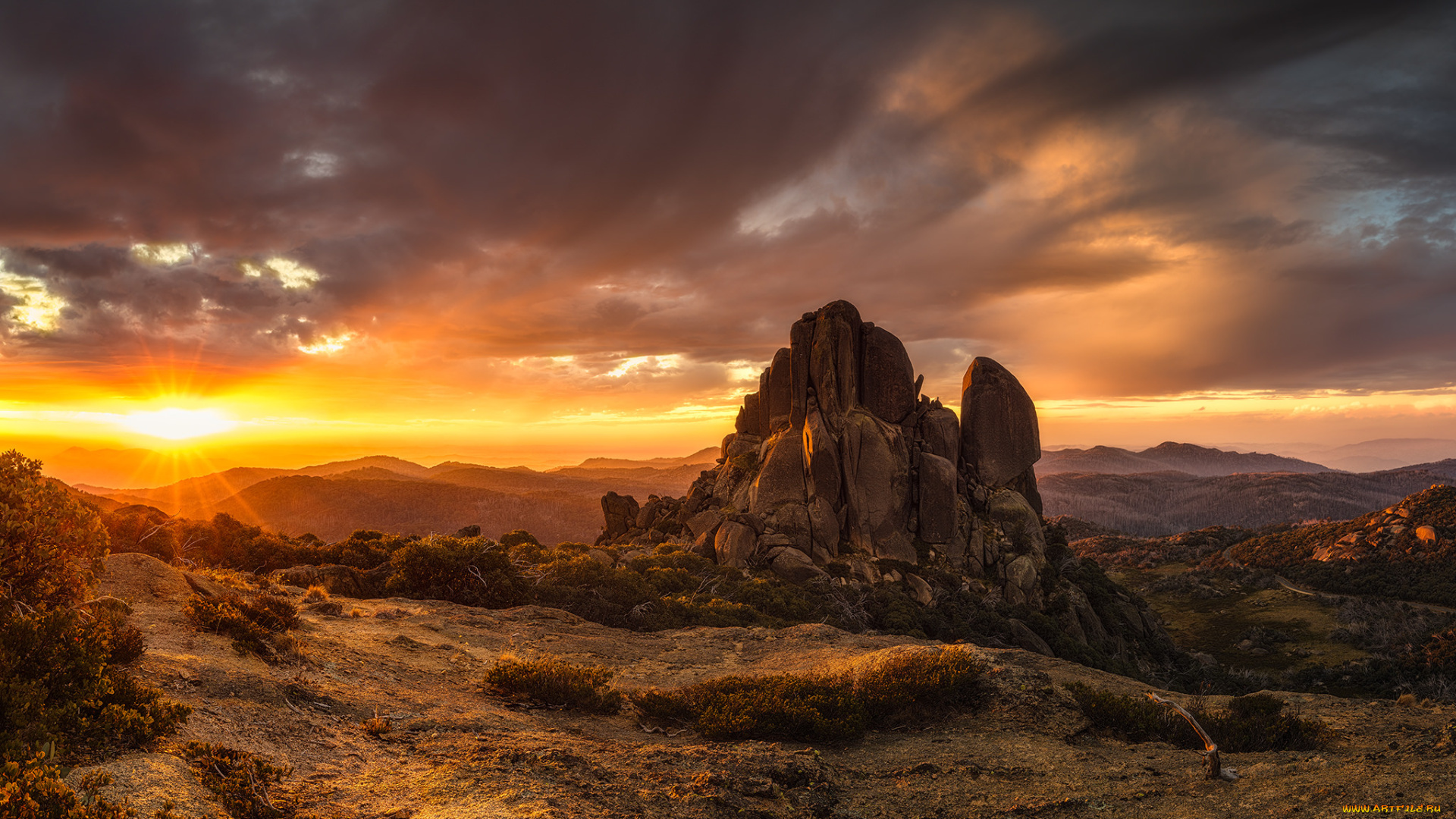 природа, восходы, закаты, рассвет