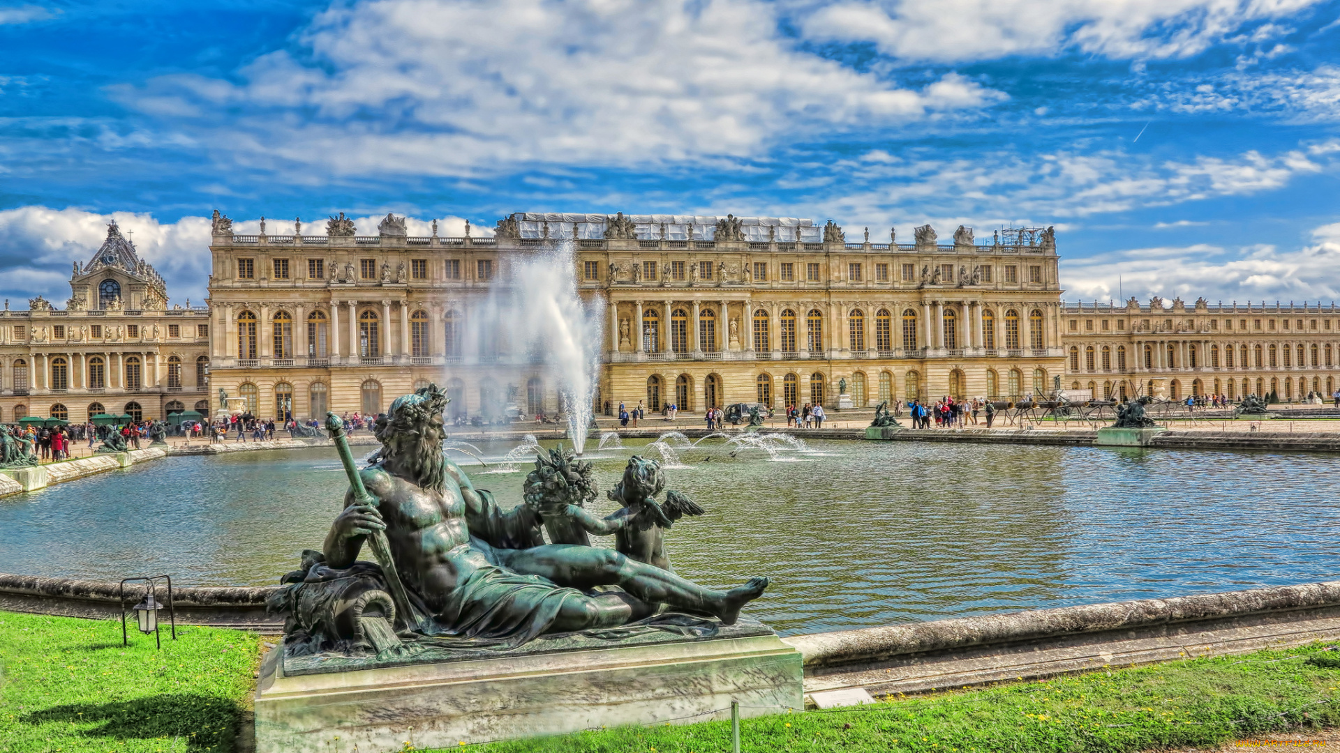 versailles, города, париж, , франция, дворец, парк
