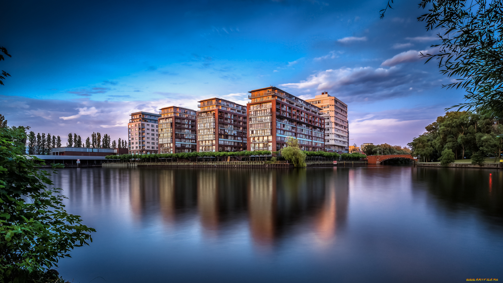 urban, living, berlin, города, берлин, , германия, панорама