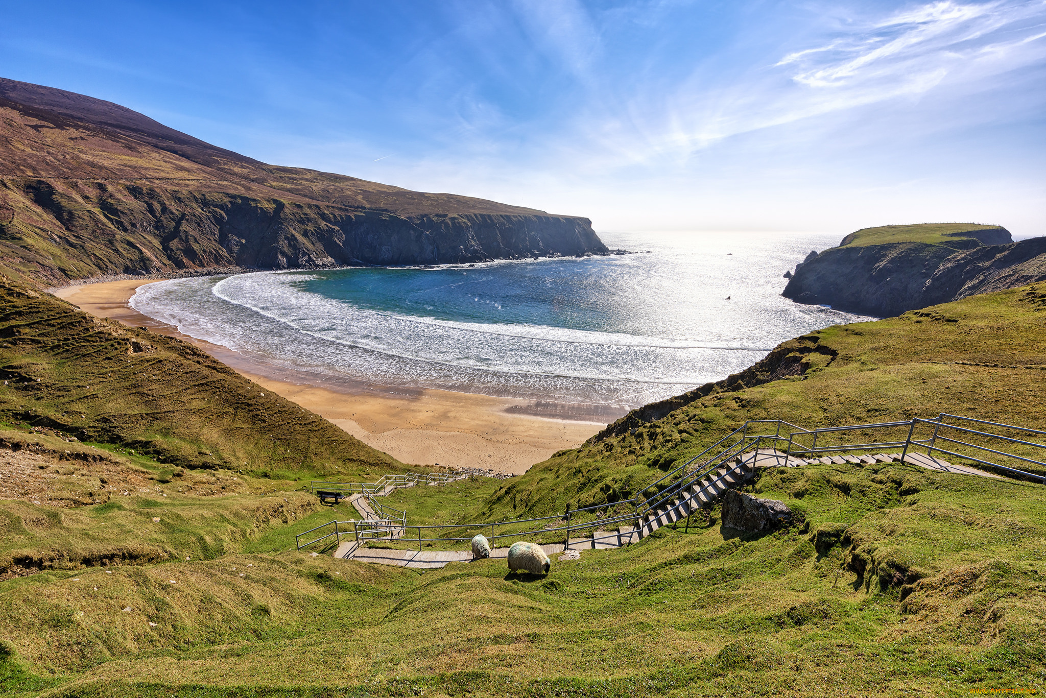 природа, побережье, берег, море