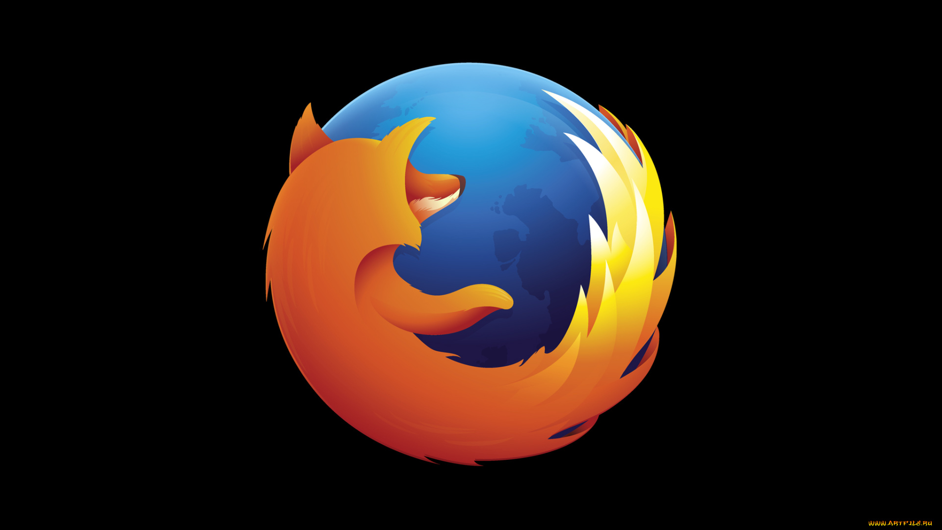 компьютеры, mozilla, firefox, логотип, фон