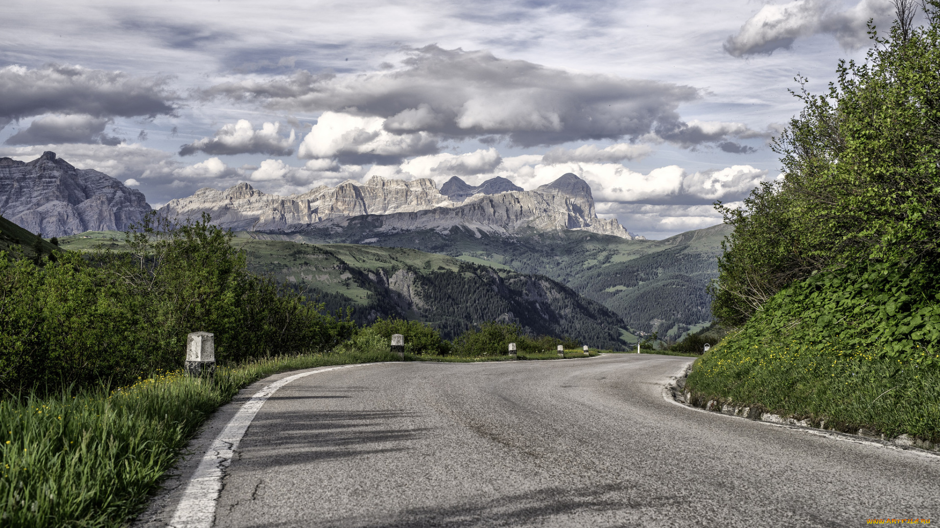 природа, дороги, простор