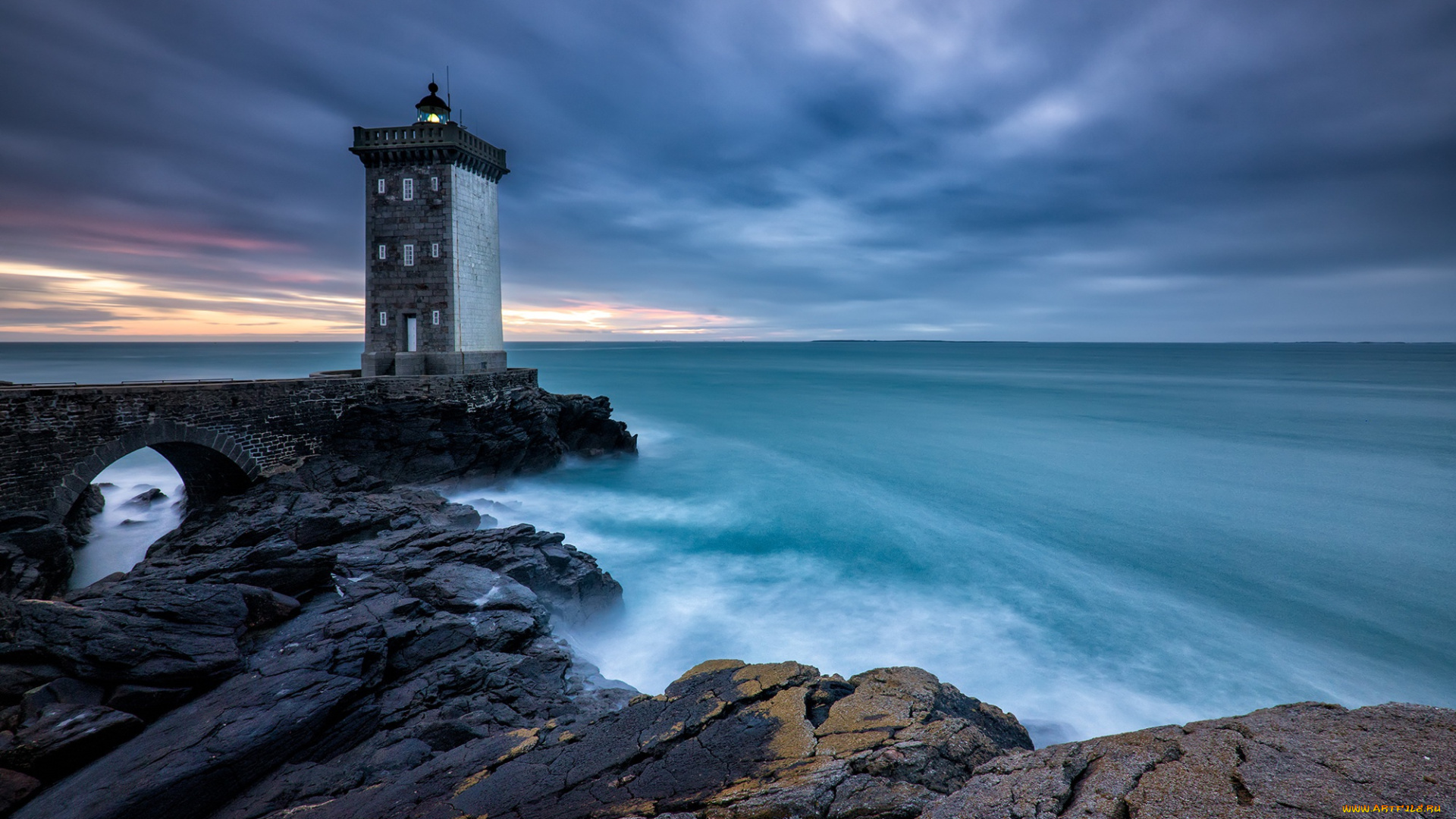 природа, маяки, море, маяк, france, le, conquet, берег, brittany