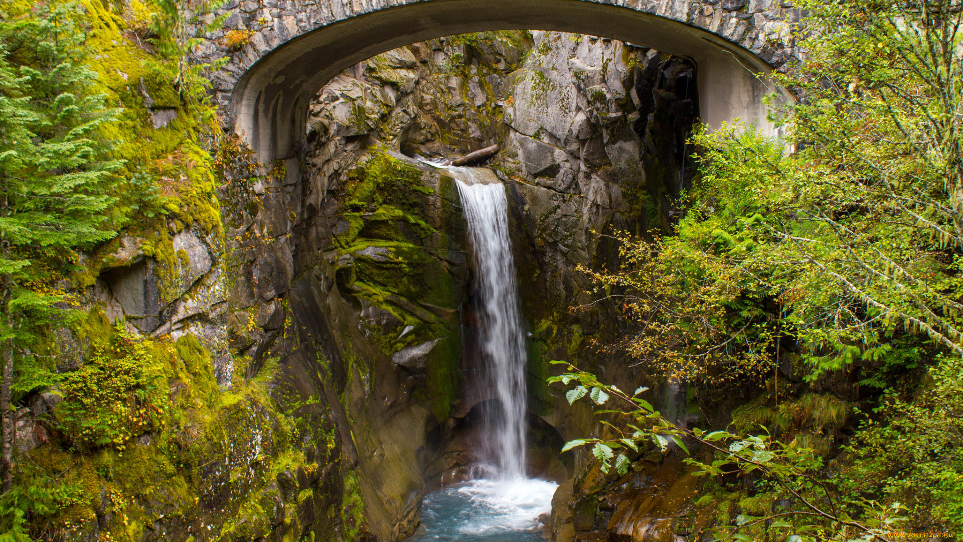 природа, водопады, простор