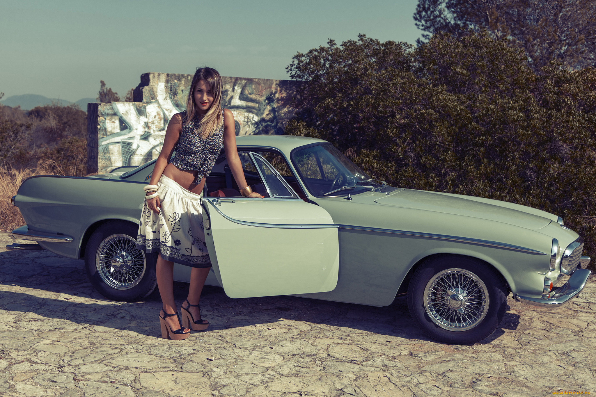 автомобили, -авто, с, девушками, svetik, volvo