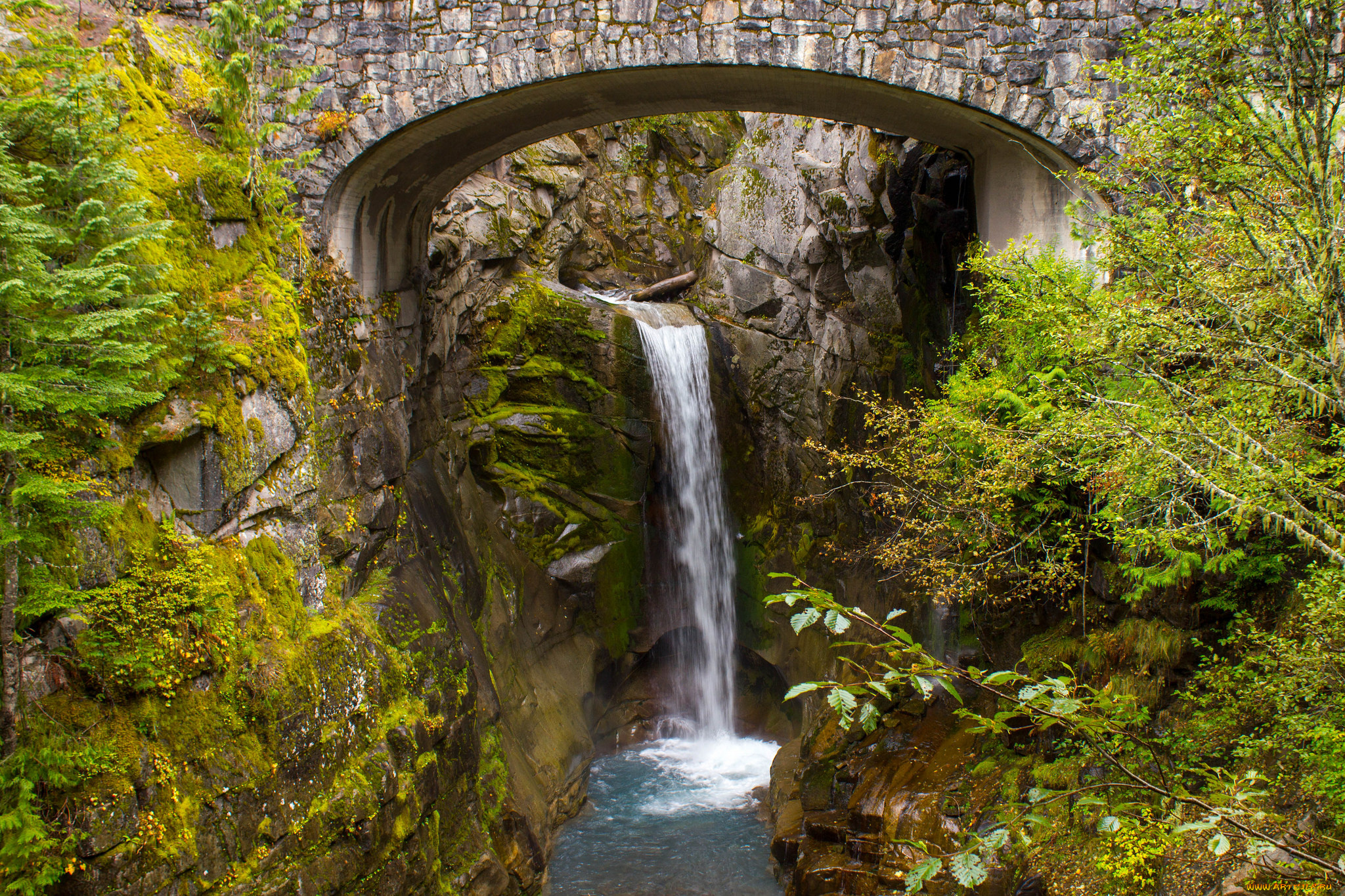 природа, водопады, простор