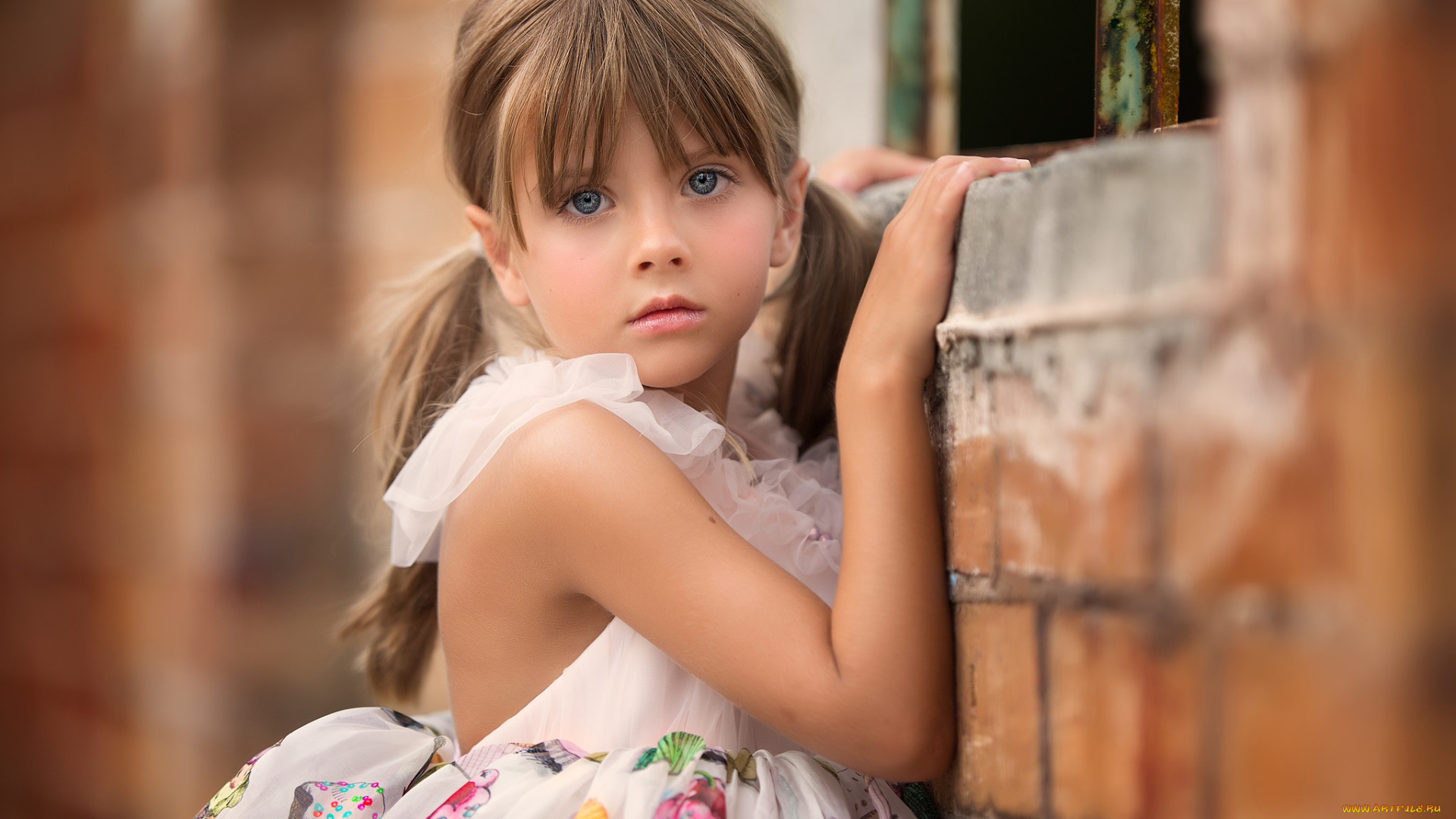 разное, дети, девочка, стена