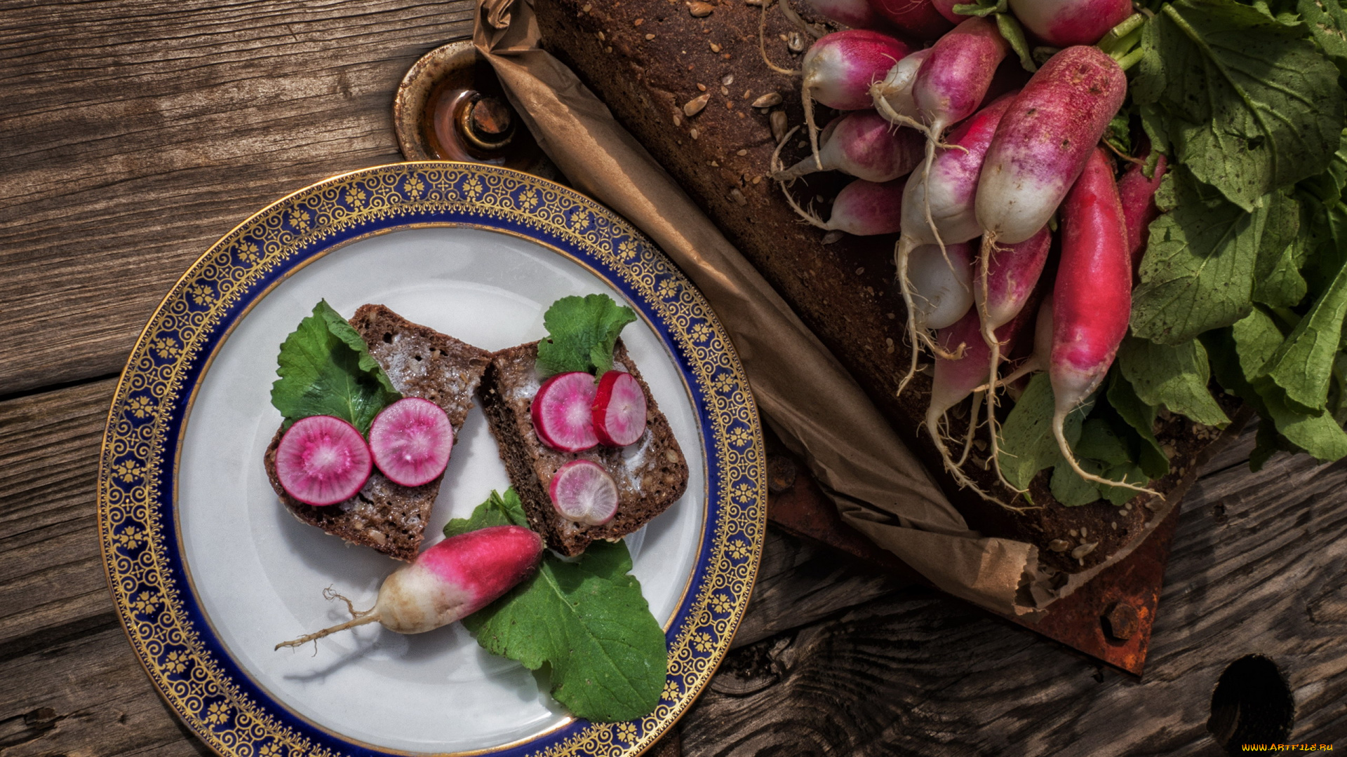 еда, редис, , репа, , редька, черный, хлеб, бутерброд