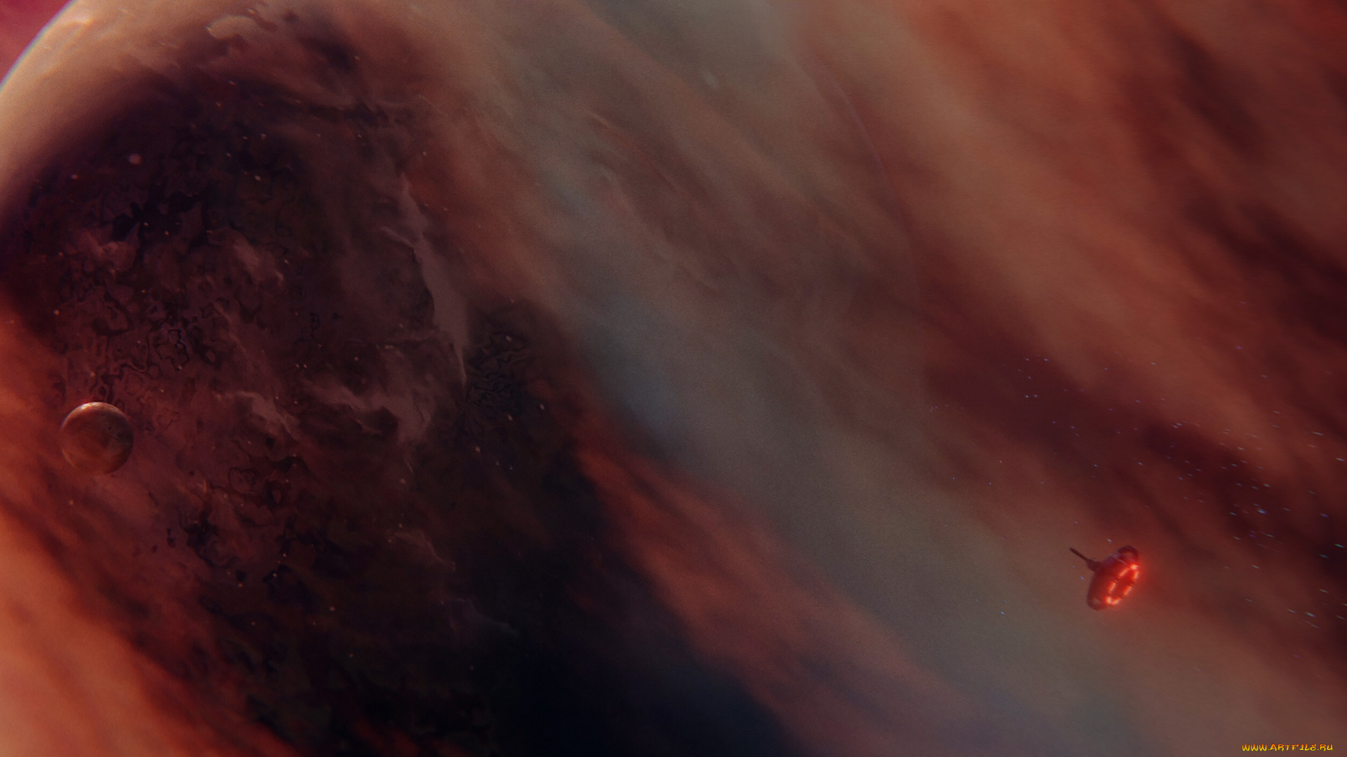 фэнтези, космические, корабли, , звездолеты, , станции, космос, планета, спутник, станция