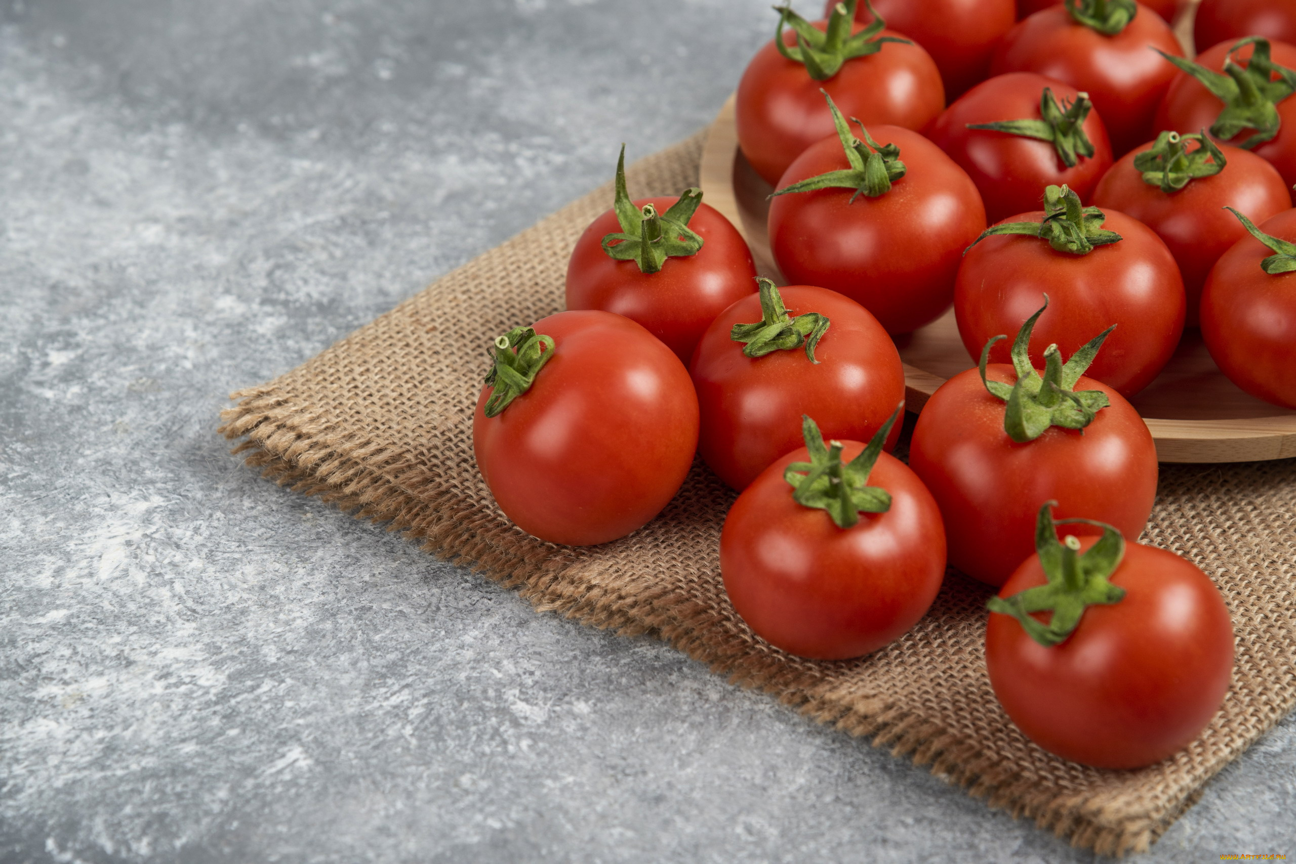 еда, помидоры, спелый, красные