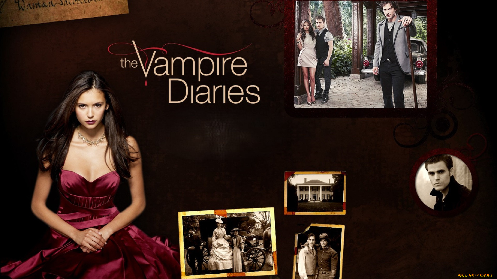 кино, фильмы, the, vampire, diaries, вампиры, письмо, кадры, фотографии