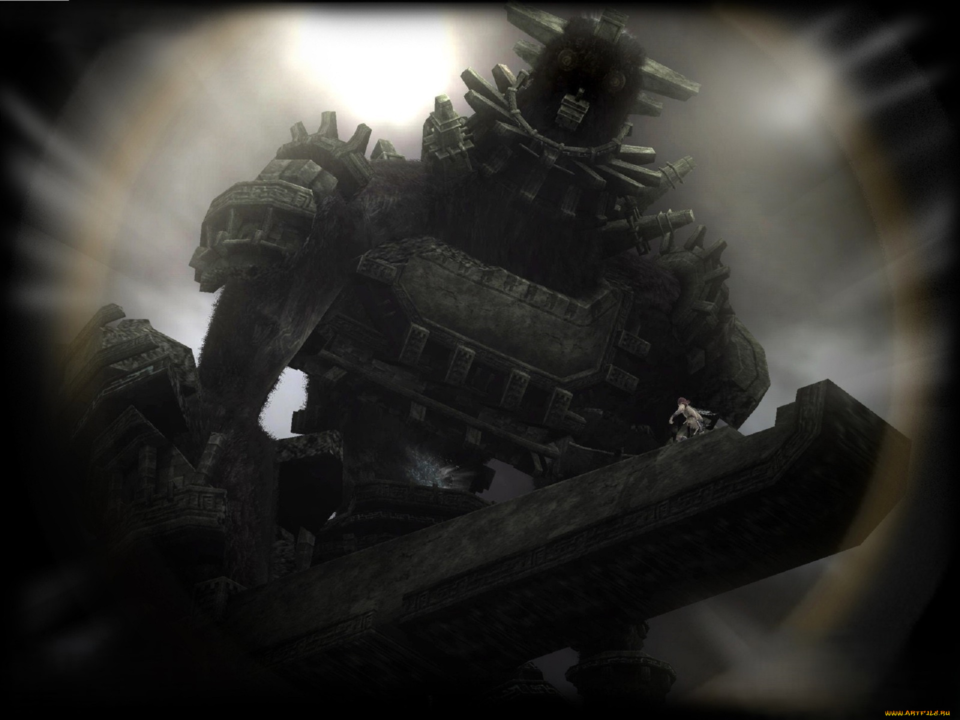 видео, игры, shadow, of, the, colossus, голем, колосс, шипы, оружие