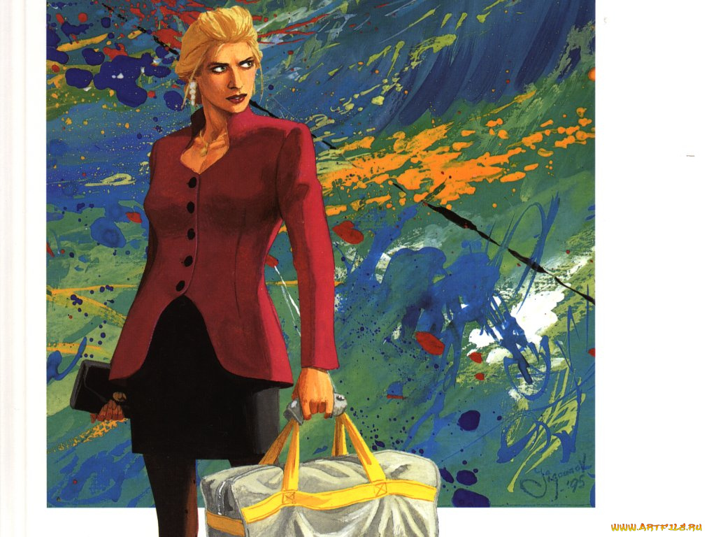 рисованные, люди