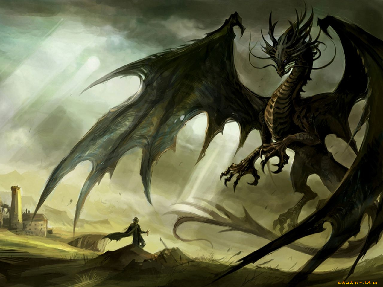 фэнтези, драконы