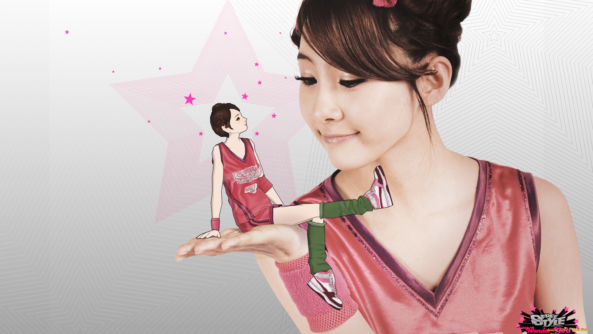 freestyle, wonder, girls, видео, игры