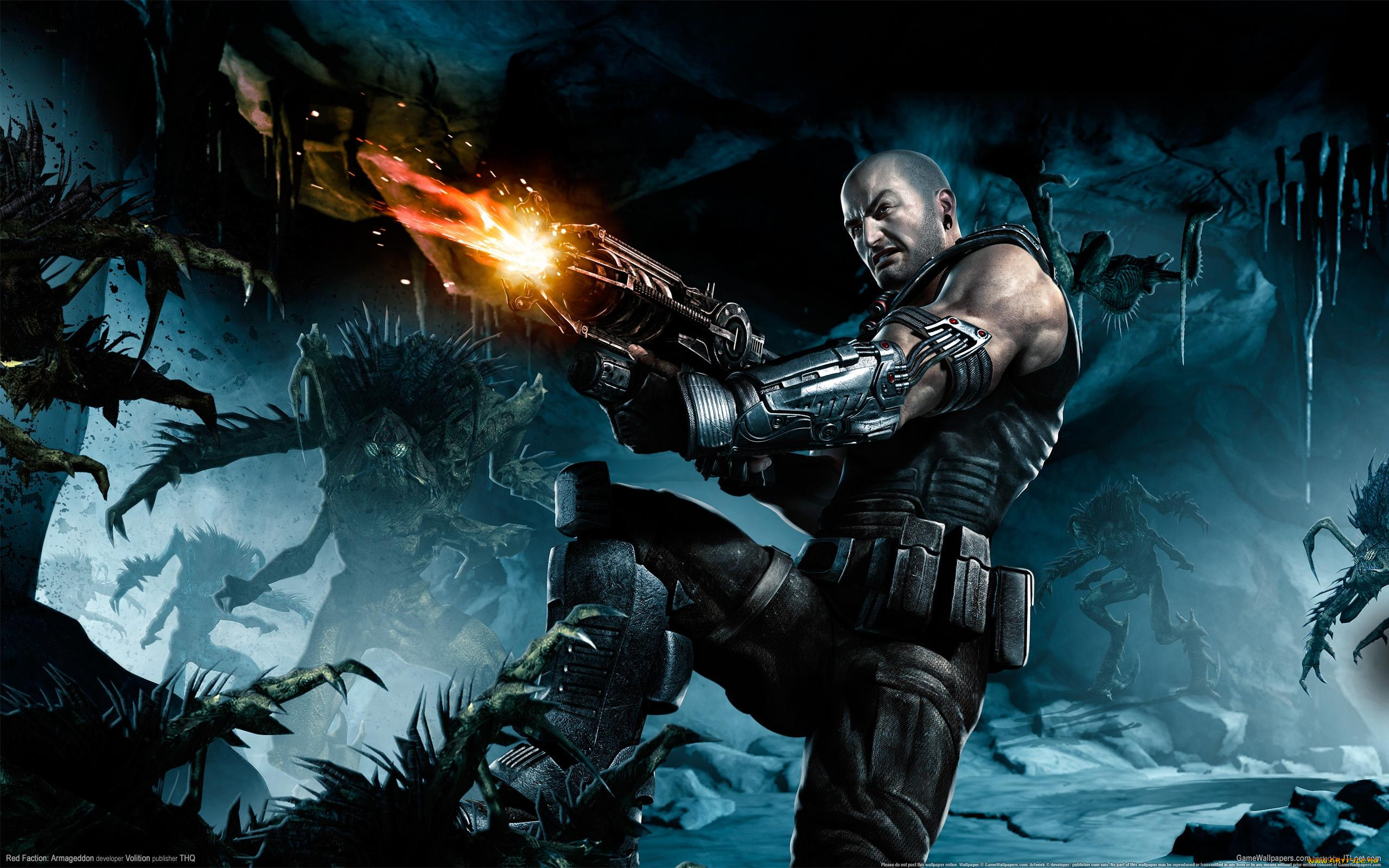 red, faction, armageddon, видео, игры