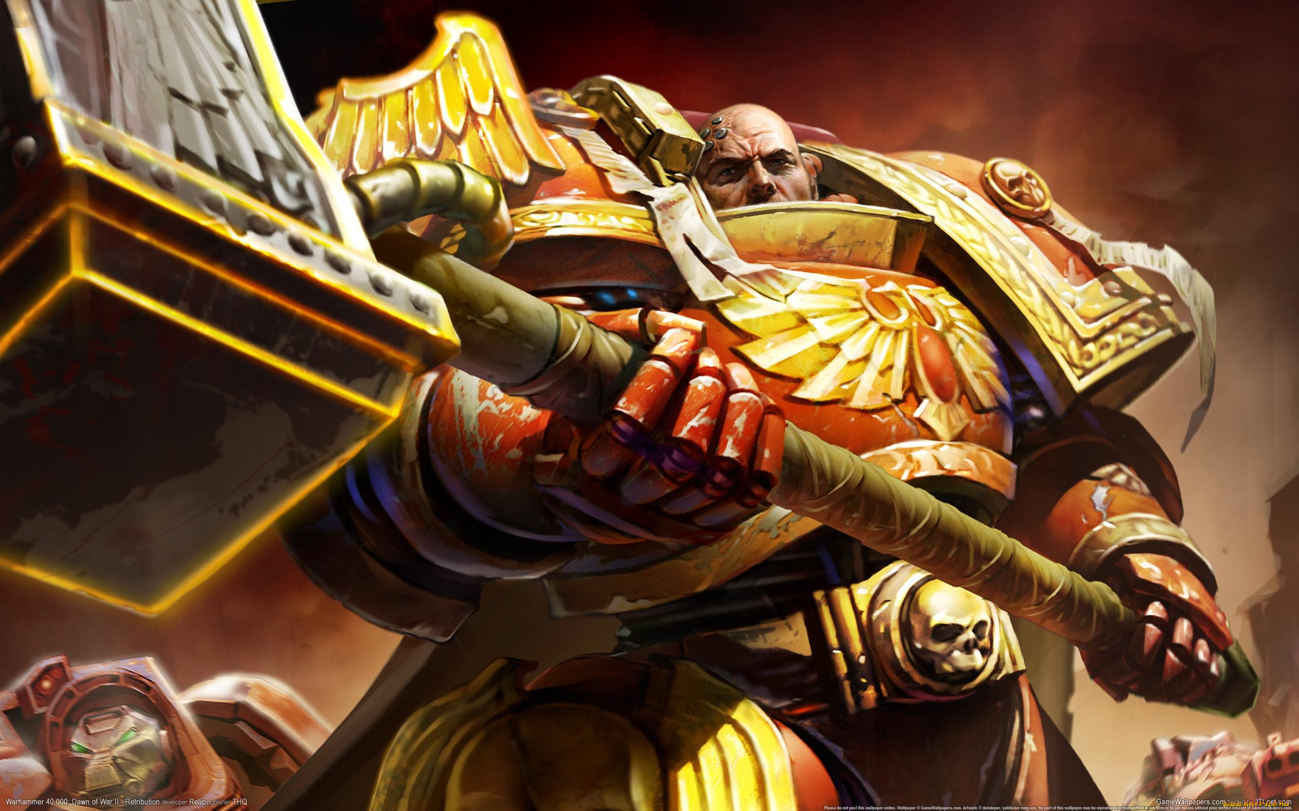 warhammer, 40, 000, dawn, of, war, retribution, видео, игры