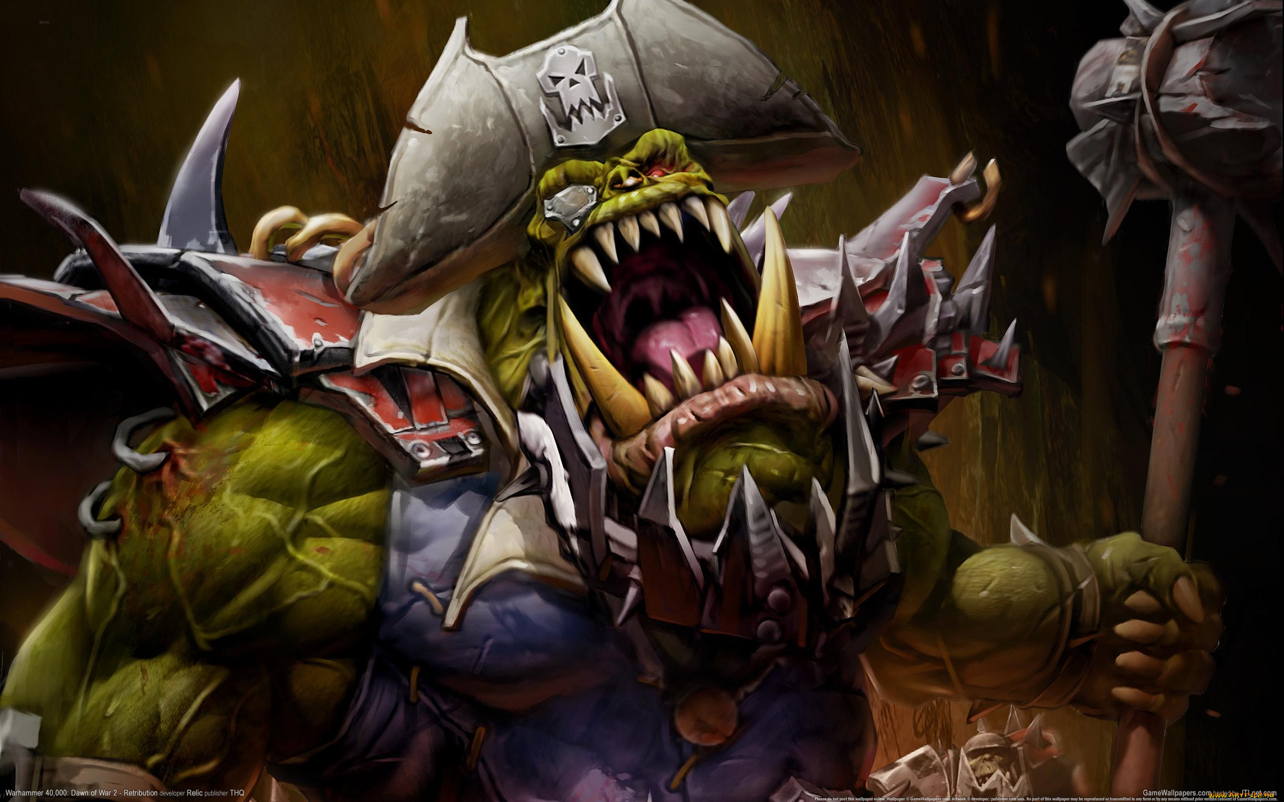 warhammer, 40, 000, dawn, of, war, retribution, видео, игры