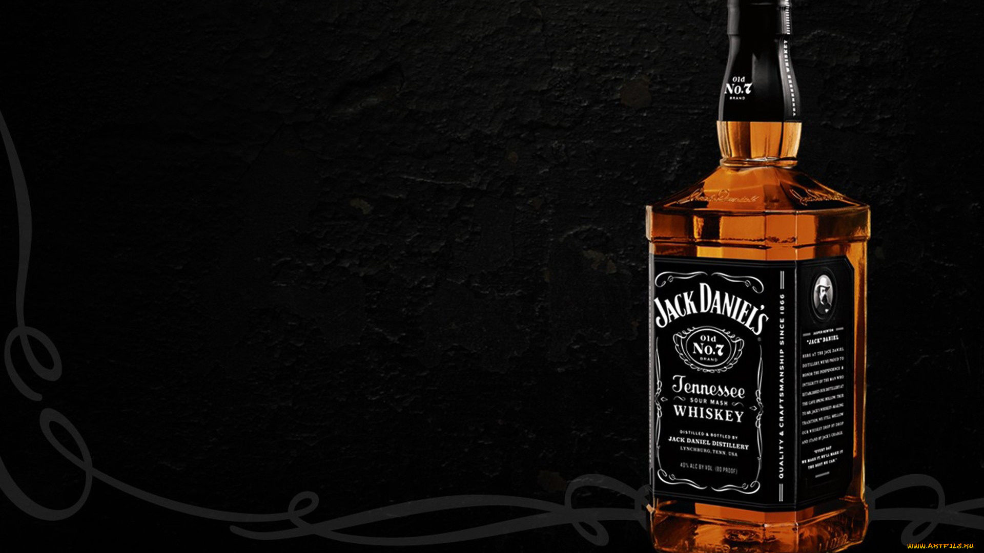 бренды, jack, daniel`s, виски, бутылка