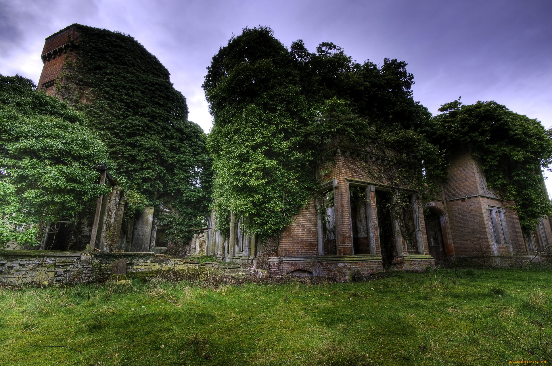 rougham, hall, by, andrew, stawarz, разное, развалины, руины, металлолом, англия
