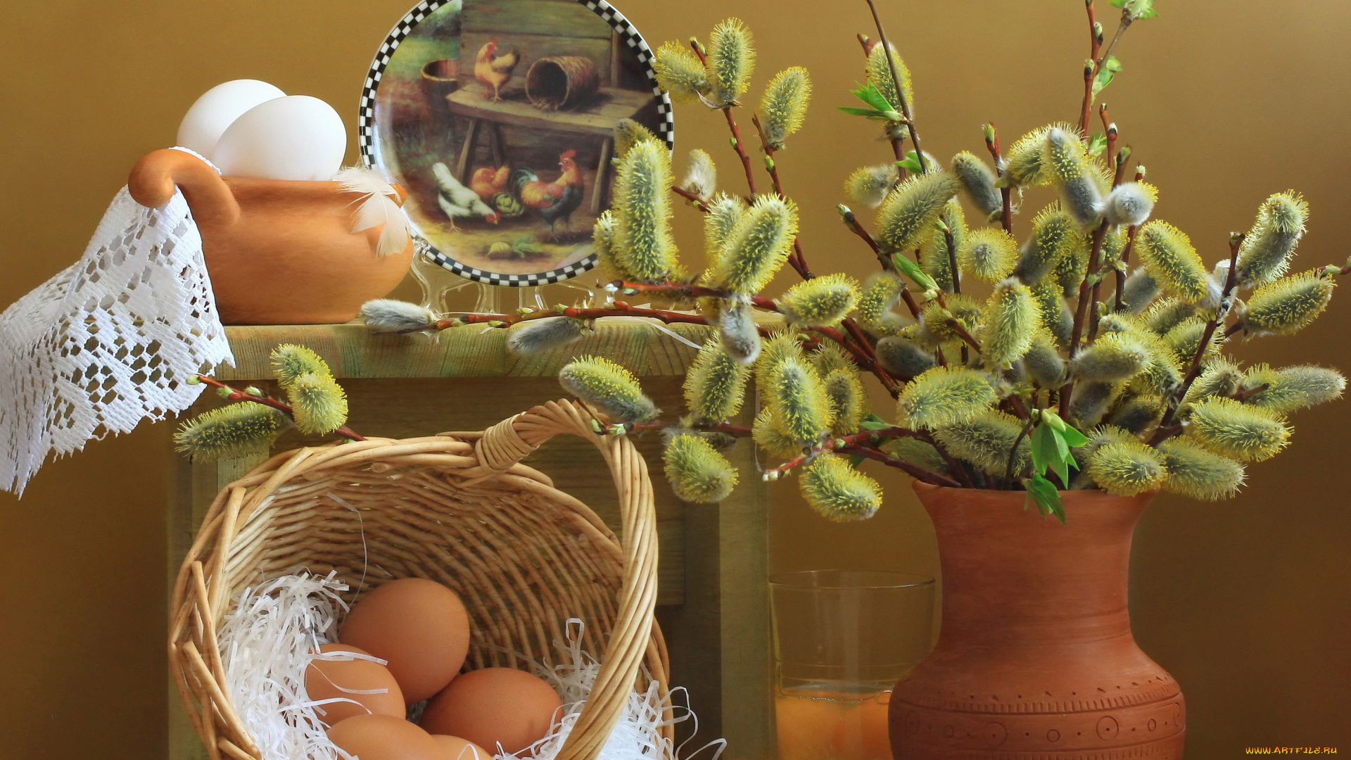 еда, Яйца, верба