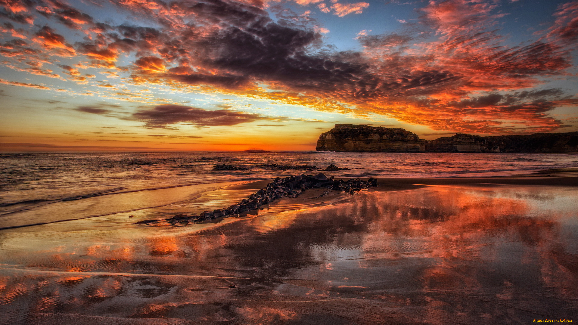 море, природа, восходы, закаты, australia, victoria, the, cove, закат