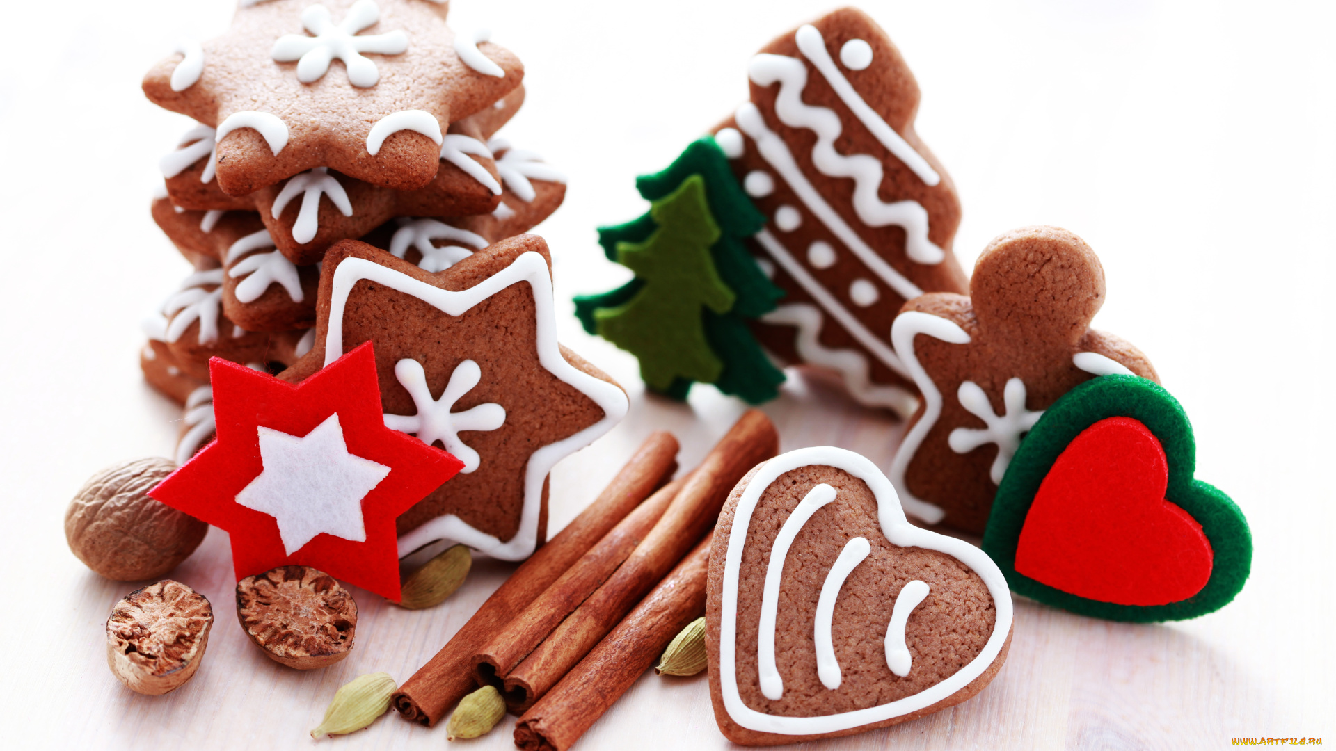 праздничные, угощения, ваниль, орехи, печенье