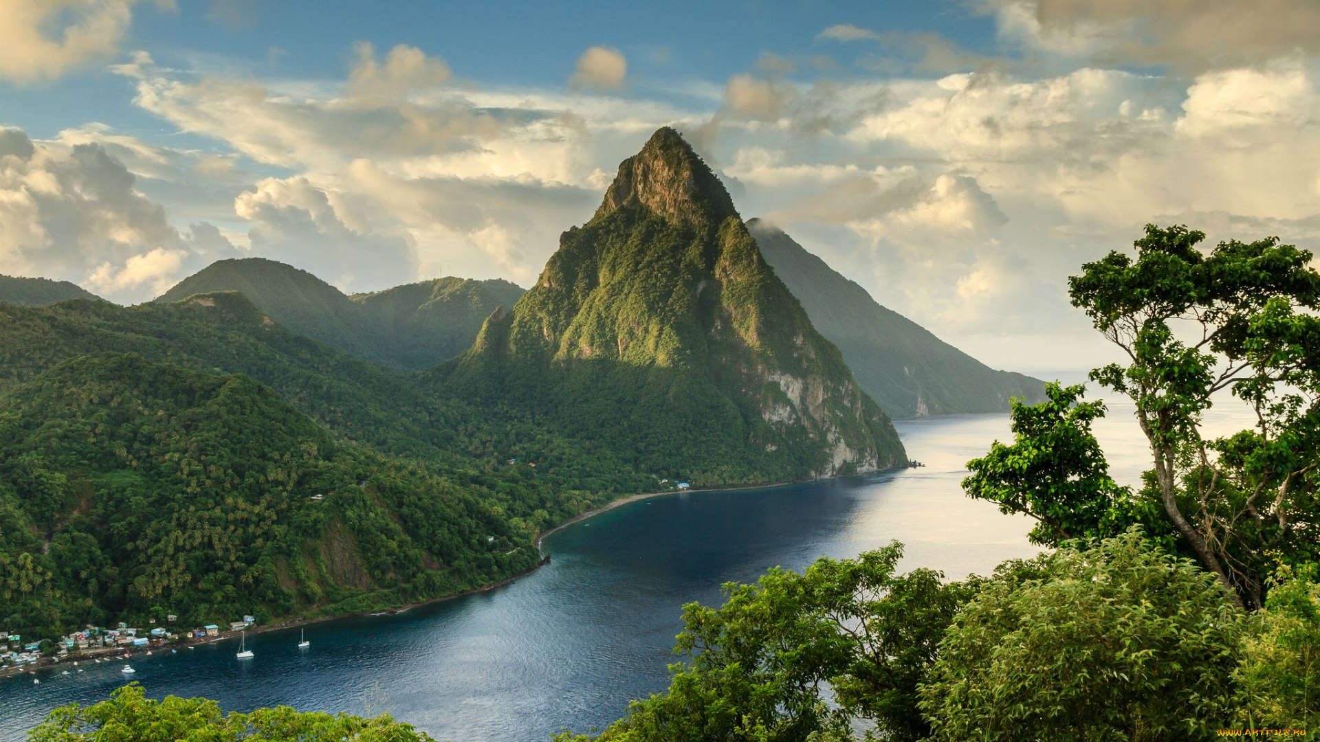 природа, пейзажи, сент-люсия