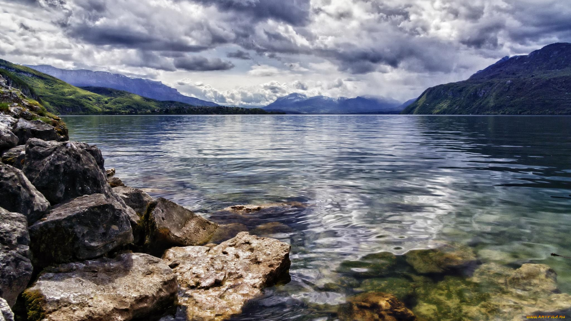 природа, реки, озера, вода, камни