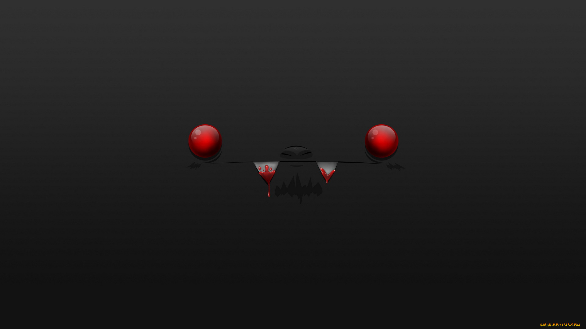 векторная, графика, рот, глаза