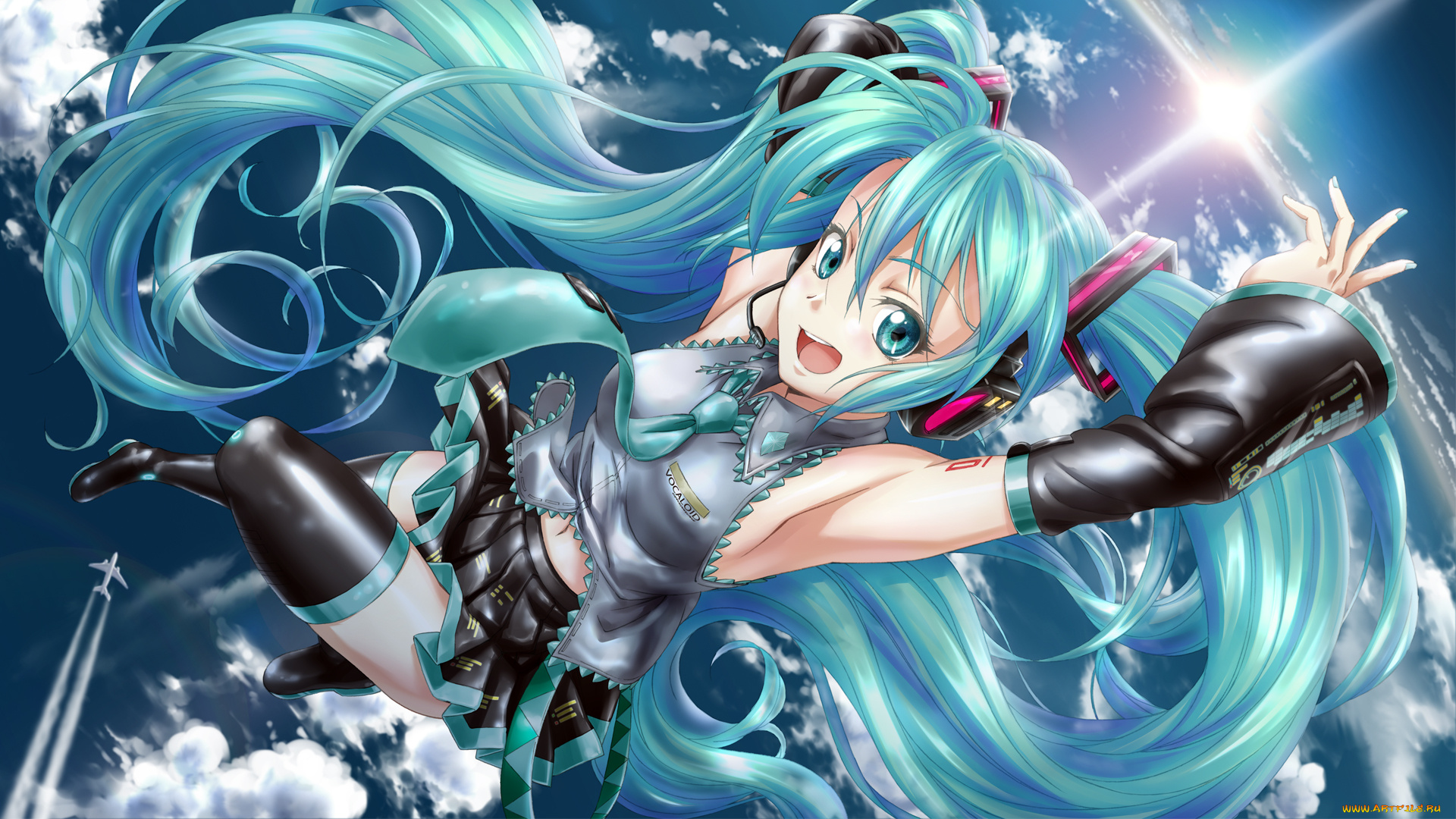 vocaloid, аниме, hatsune, miku