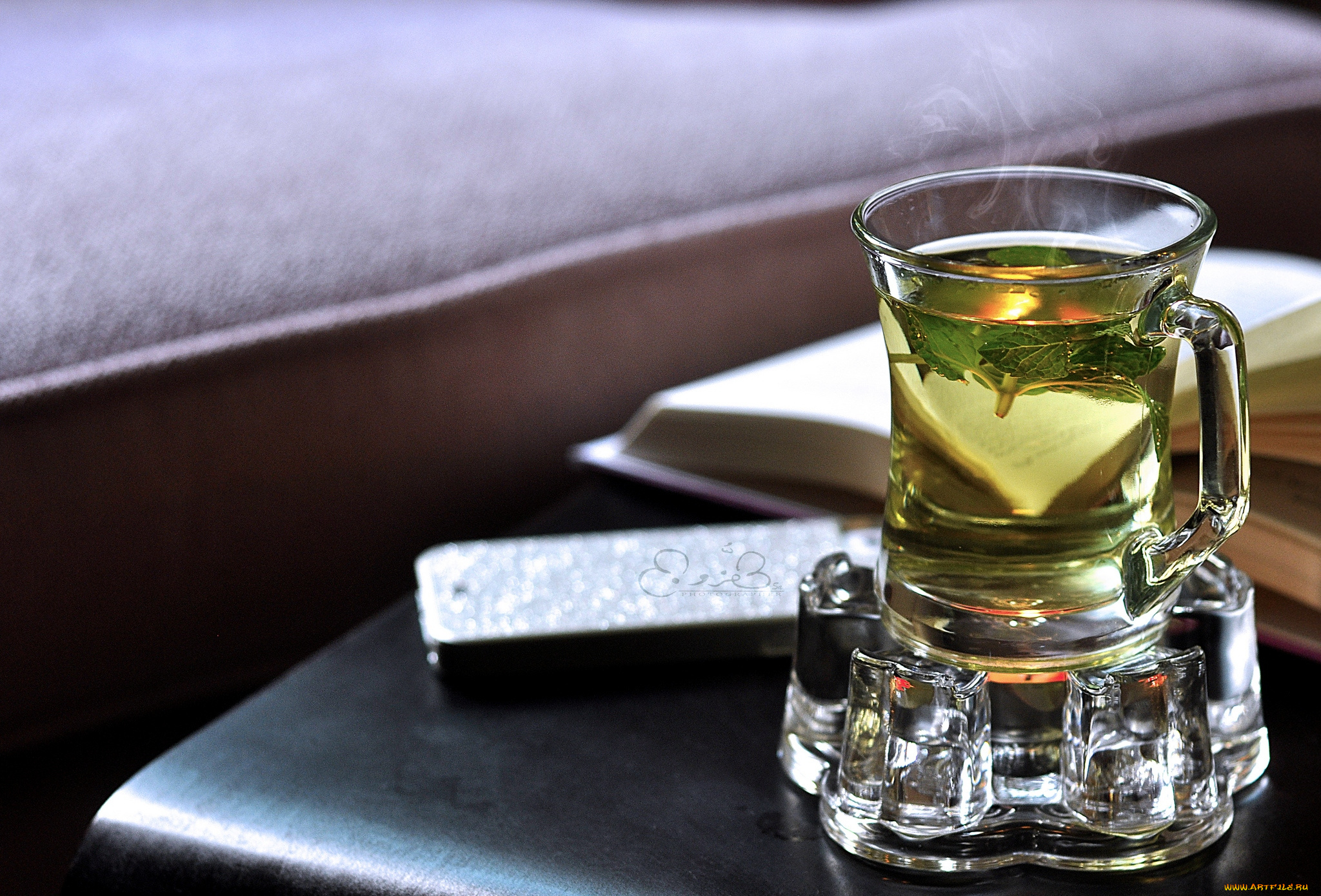 еда, напитки, мятный, чай