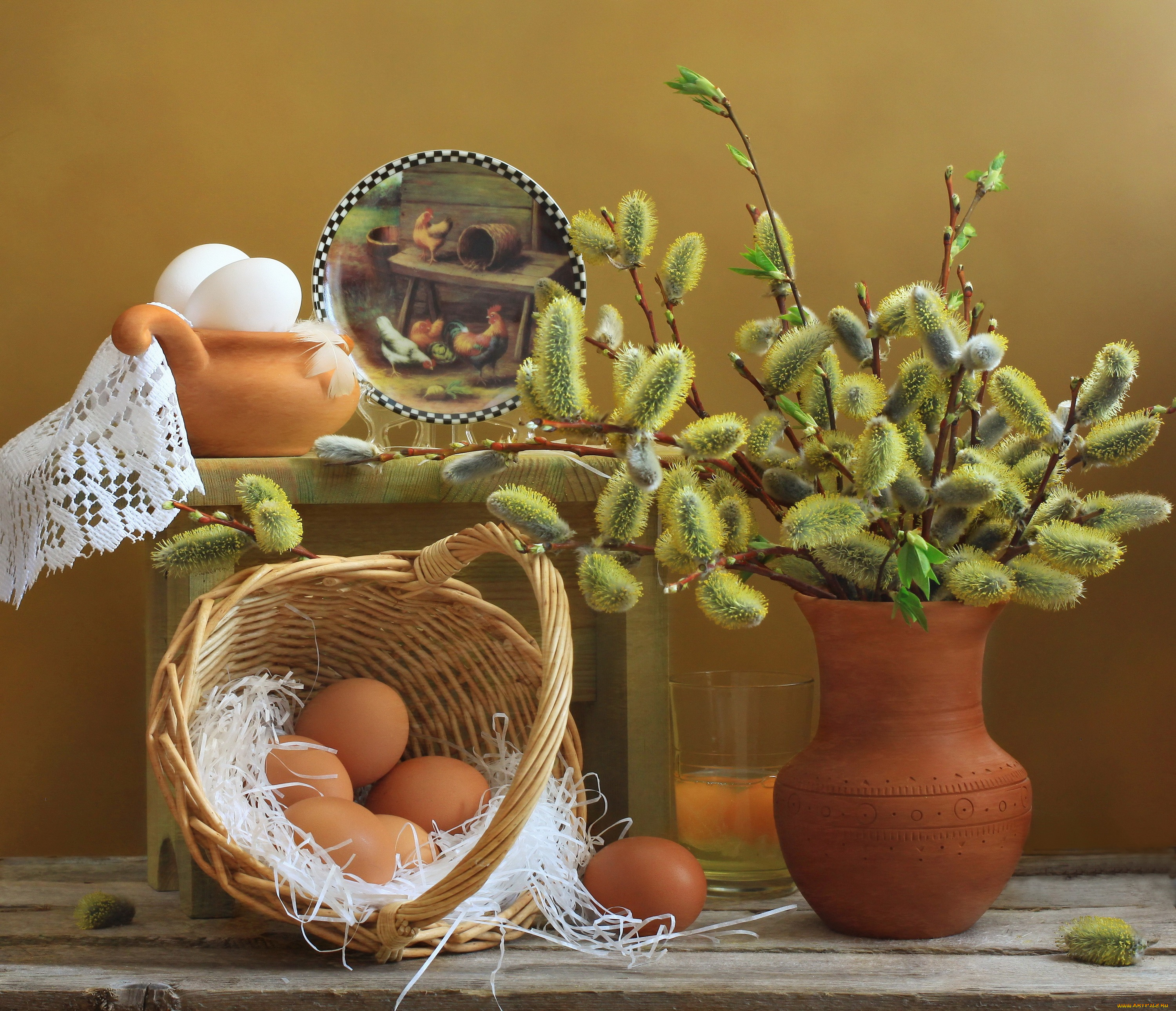 еда, Яйца, верба