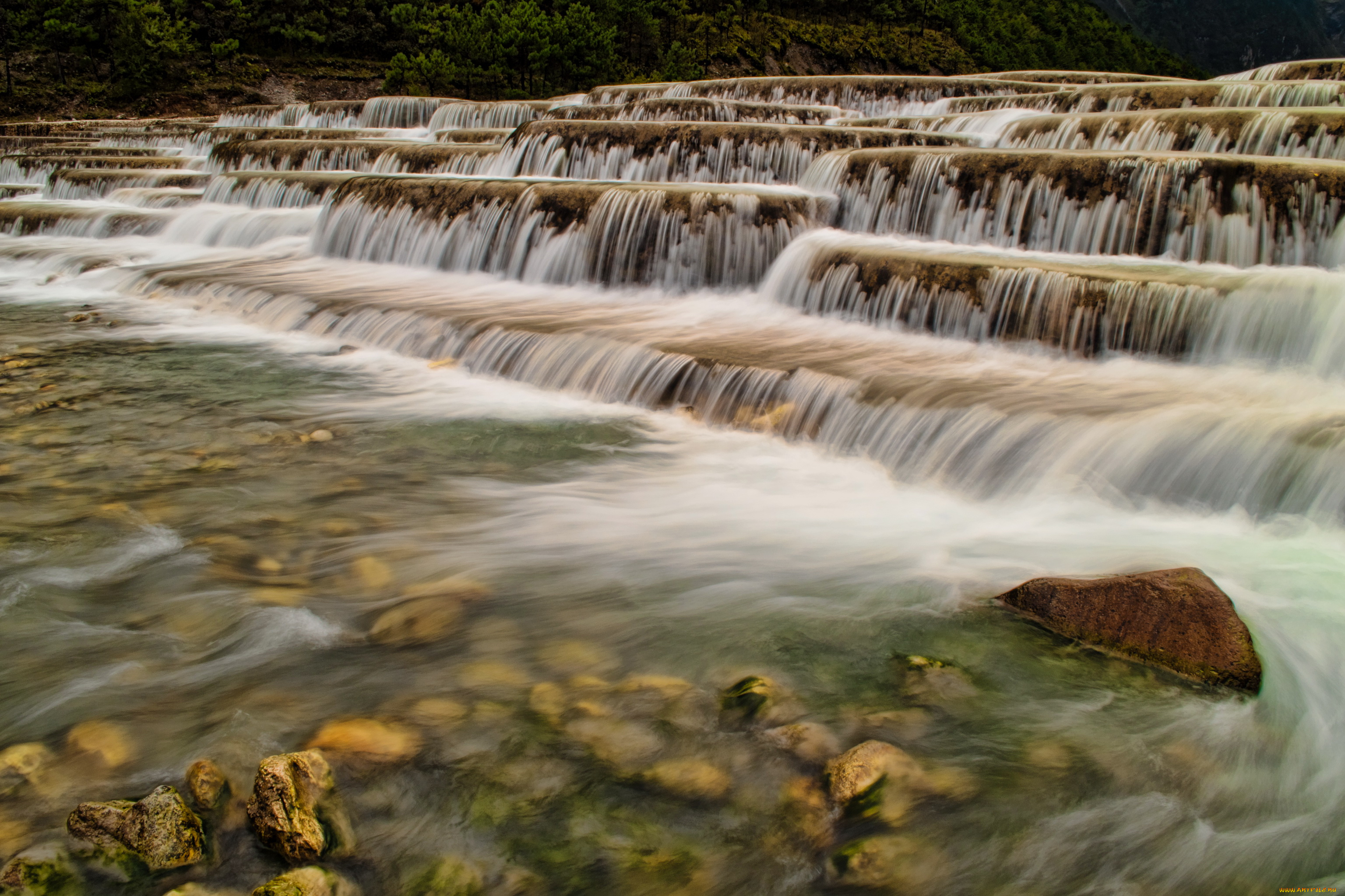 yulong, snow, mountain, lijiang, china, природа, водопады, водопад, китай