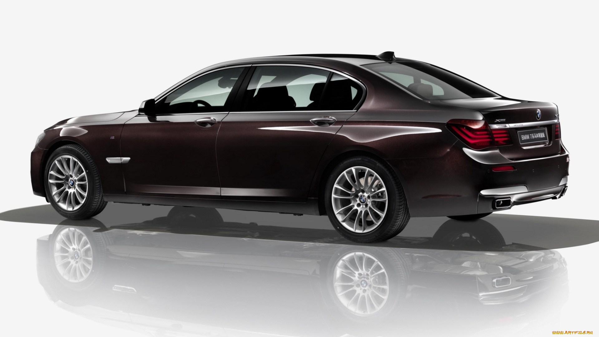 автомобили, bmw, 740li, темный, 2014, edition, f02, horse, xdrive