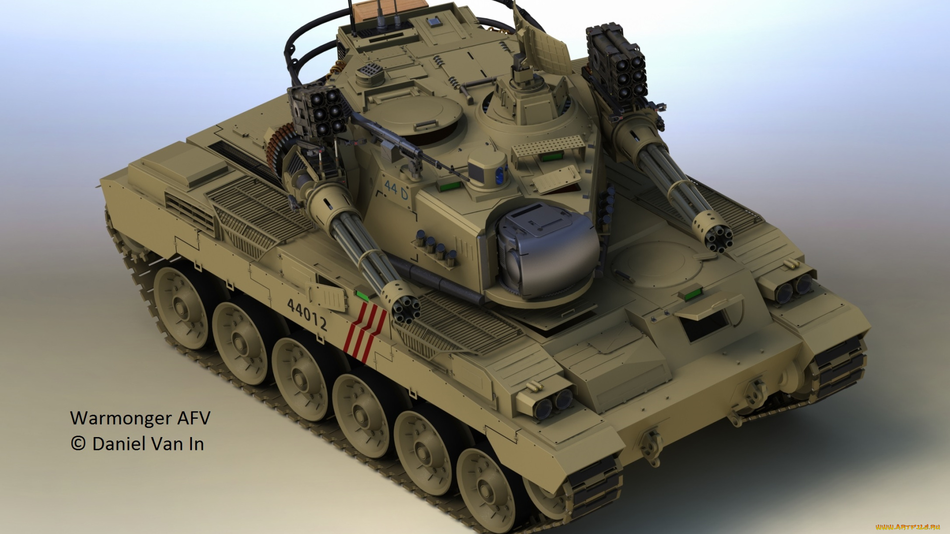 техника, 3d, танк