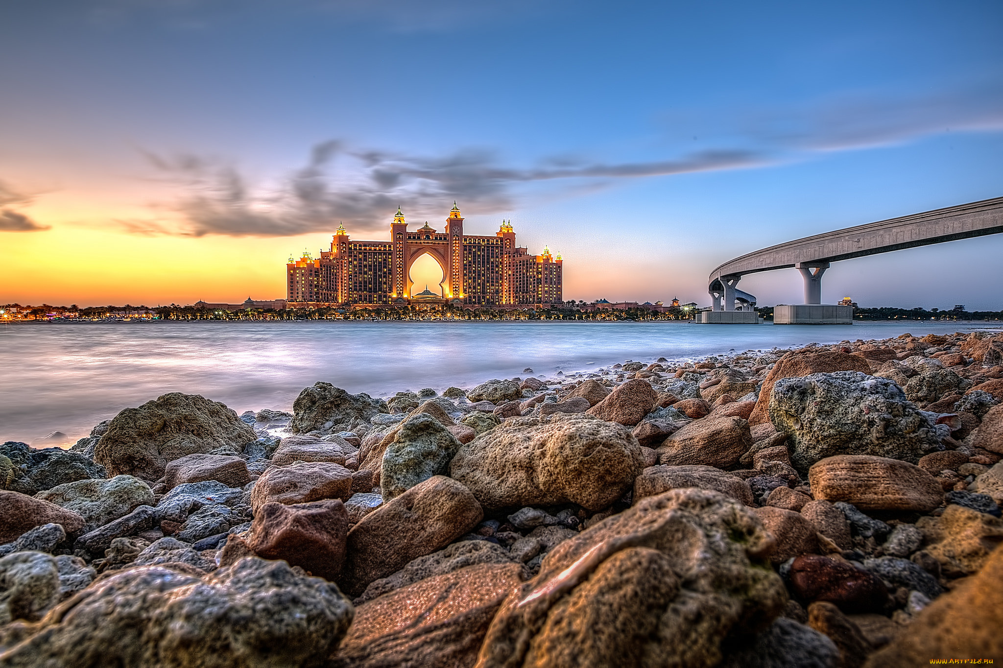 lost, atlantis, города, дубаи, , оаэ, отель, побережье, море