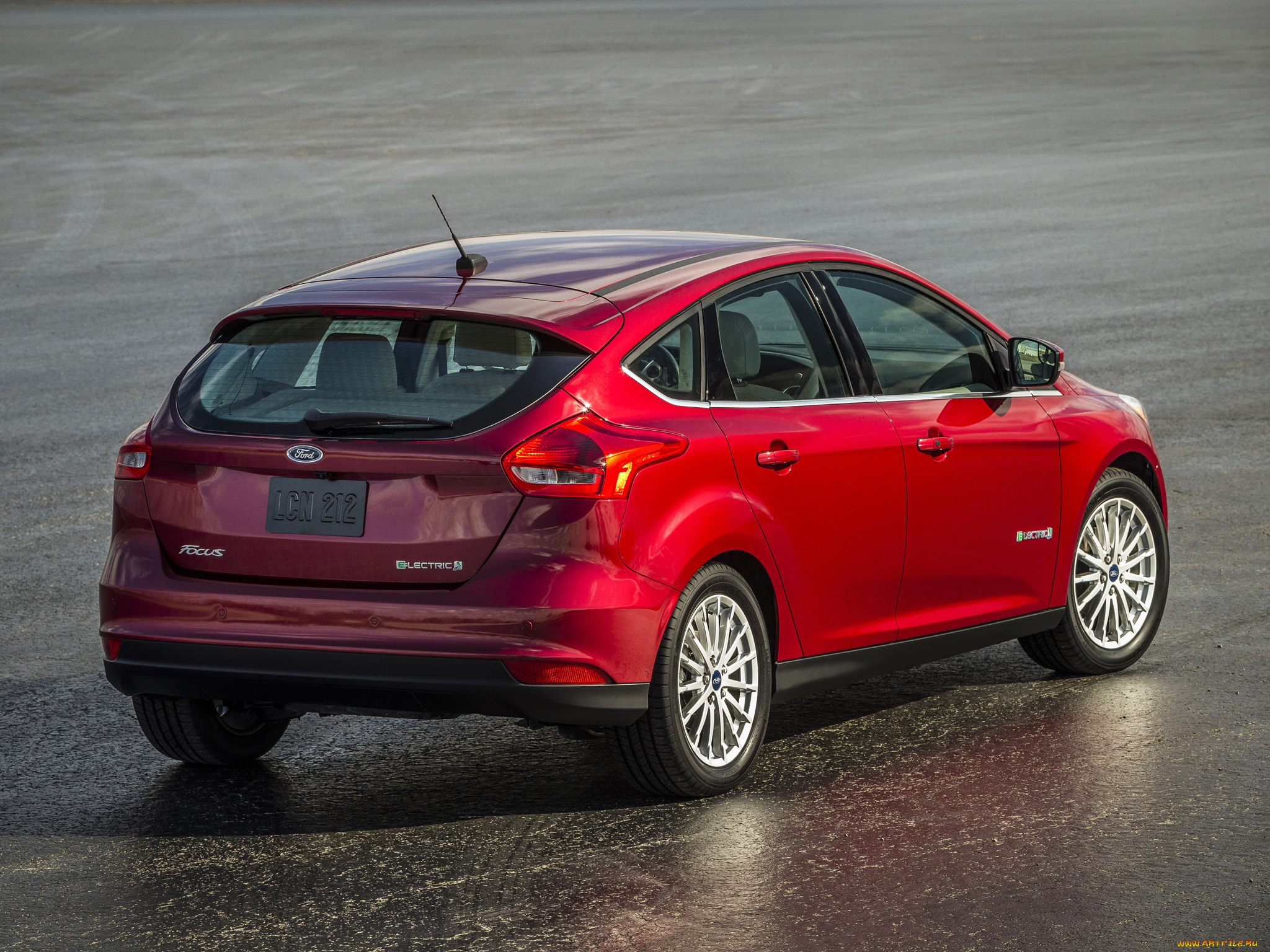 автомобили, ford, electric, красный, focus, 2014