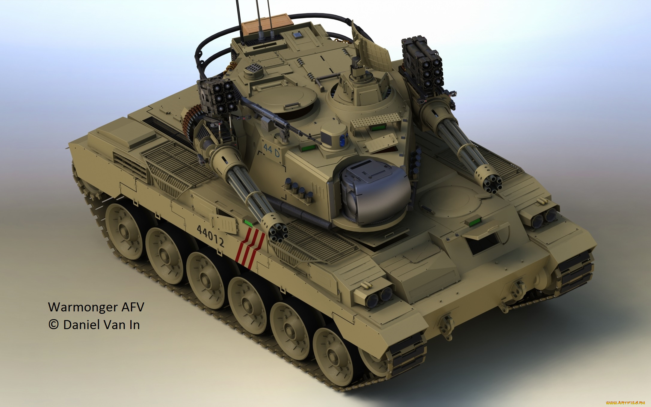 техника, 3d, танк