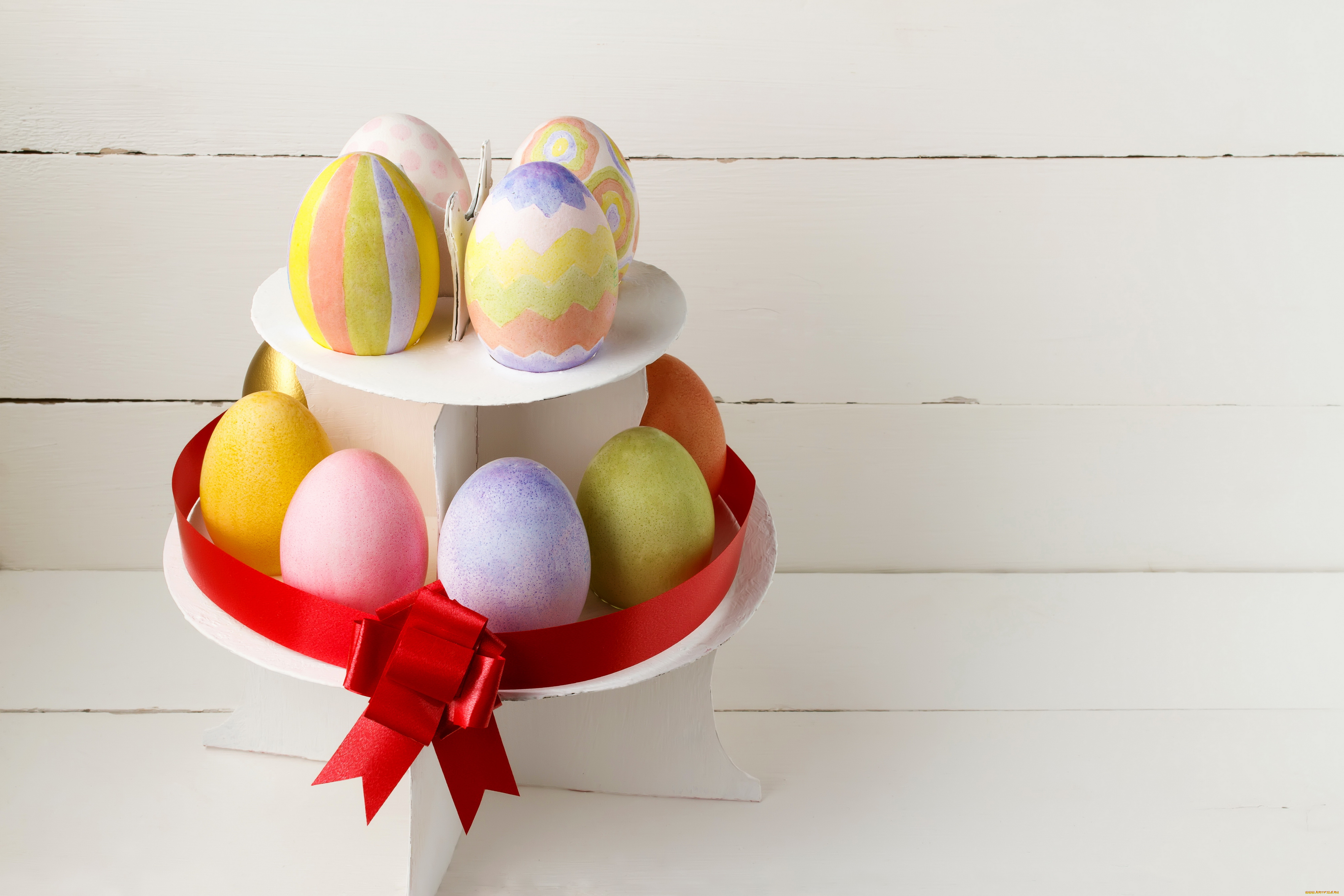 праздничные, пасха, яйца, бантик