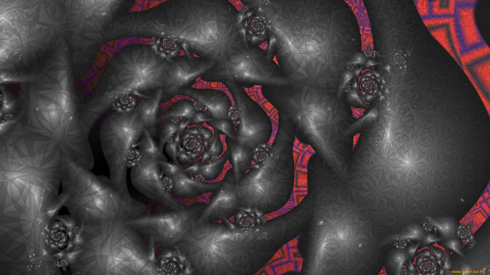 3д, графика, фракталы, , fractal, узор, фон, цвета