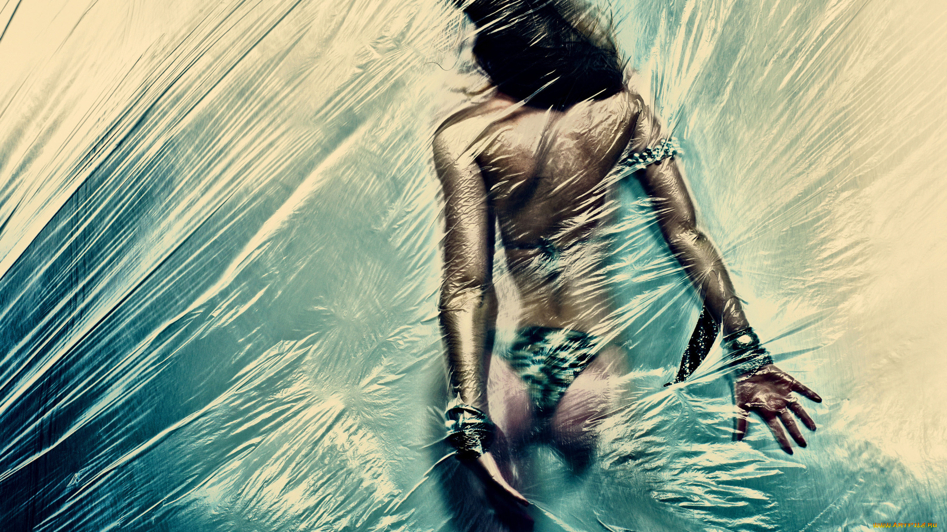 девушки, -unsort, , креатив, клеенка