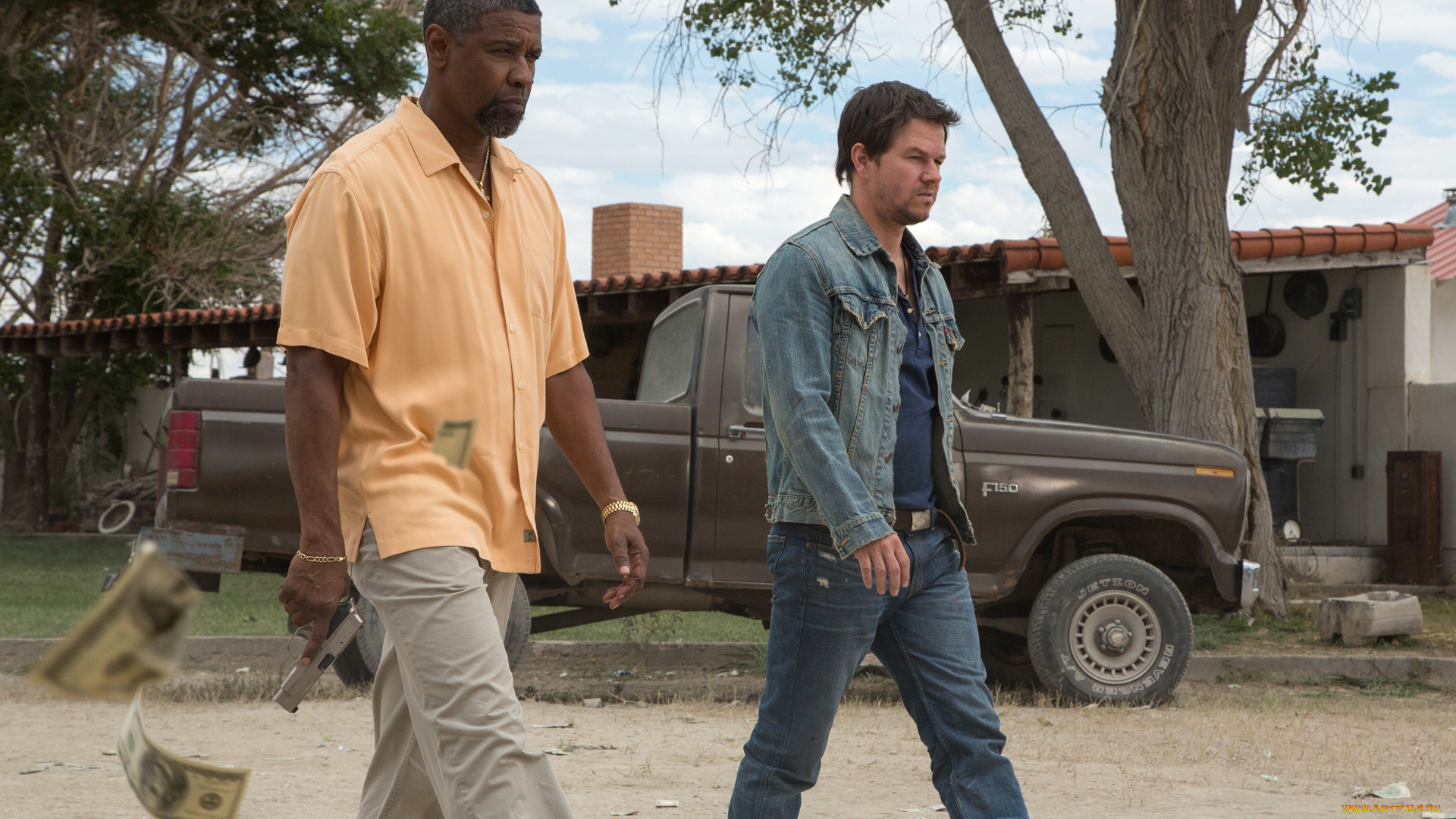 кино, фильмы, 2, guns, два, ствола, деньги, stig, mark, wahlberg, марк, уолберг, дом, машина, доллары, bobby, denzel, washington, дензел, вашингтон